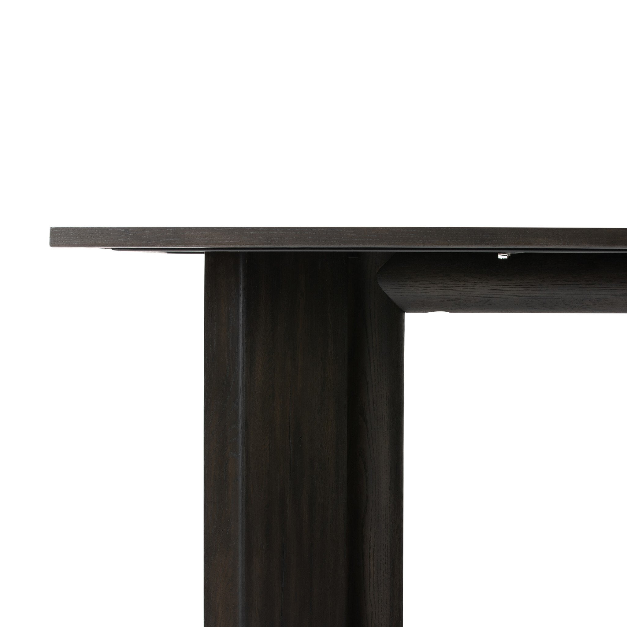 Huxley Dining Table 84" - Smoked Black Veneer