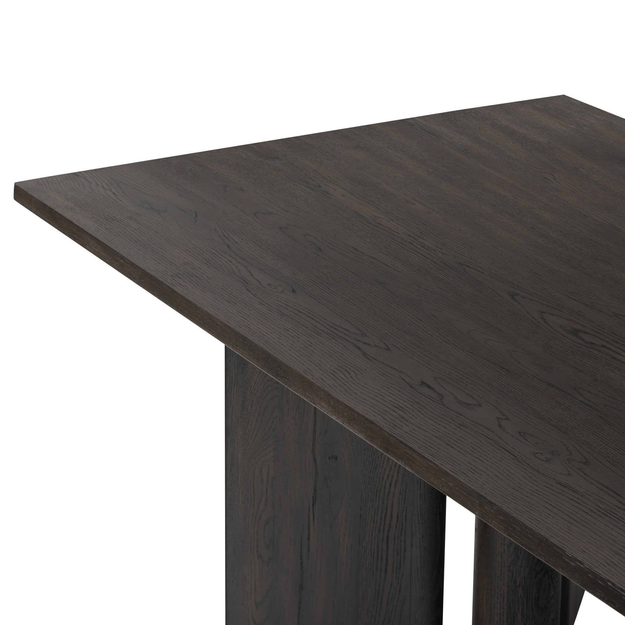 Huxley Dining Table 84" - Smoked Black Veneer