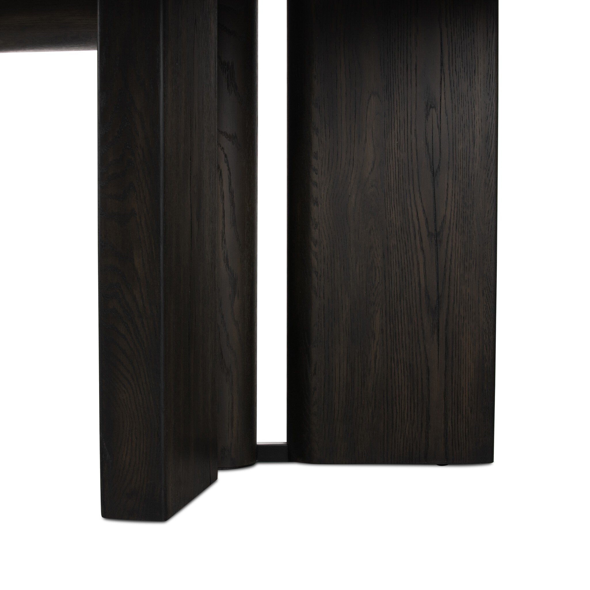 Huxley Dining Table 84" - Smoked Black Veneer