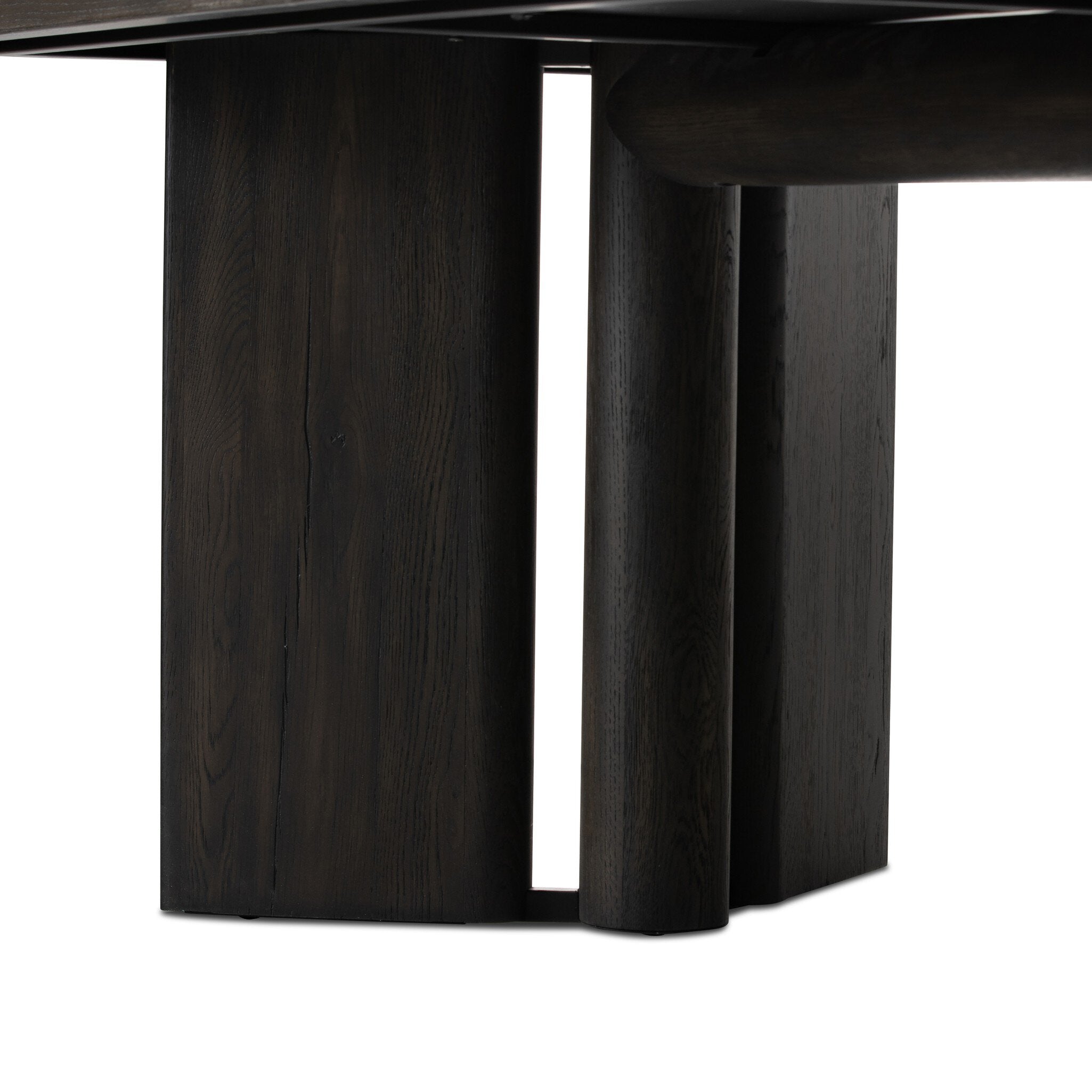 Huxley Dining Table 84" - Smoked Black Veneer