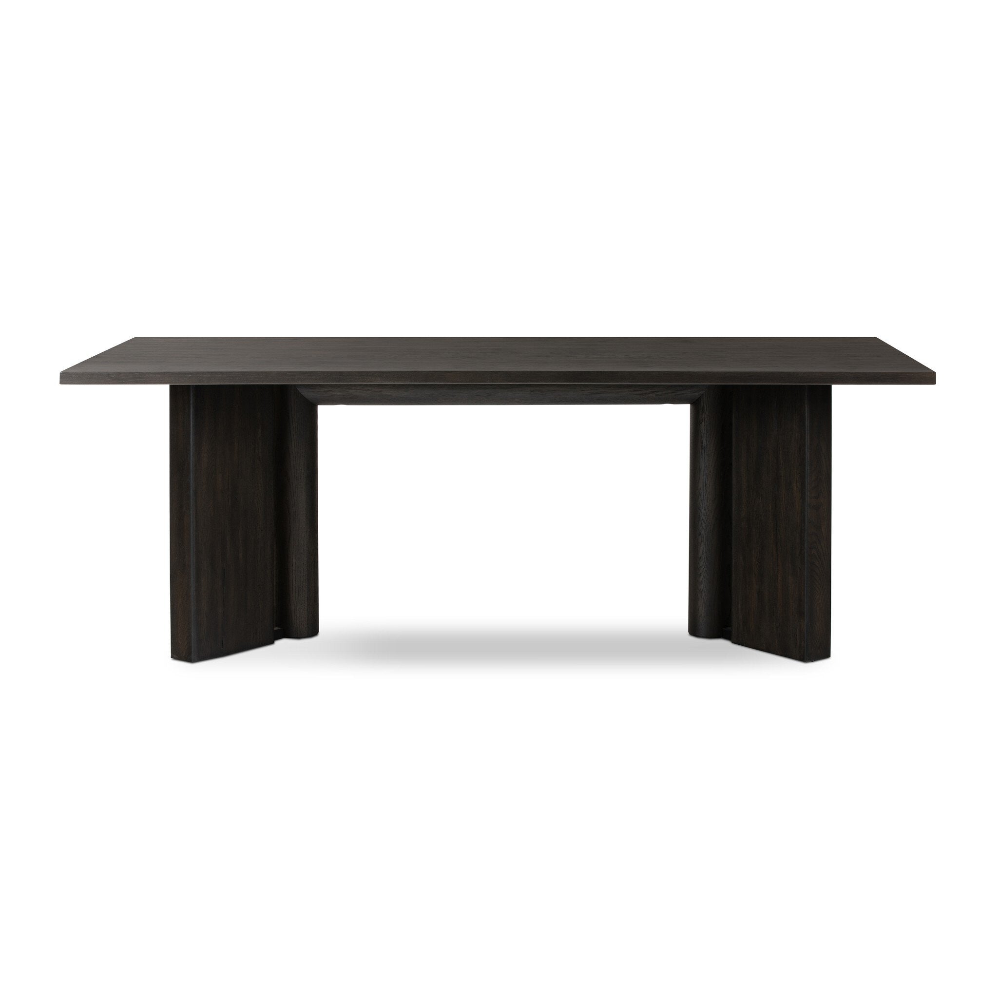 Huxley Dining Table 84" - Smoked Black Veneer