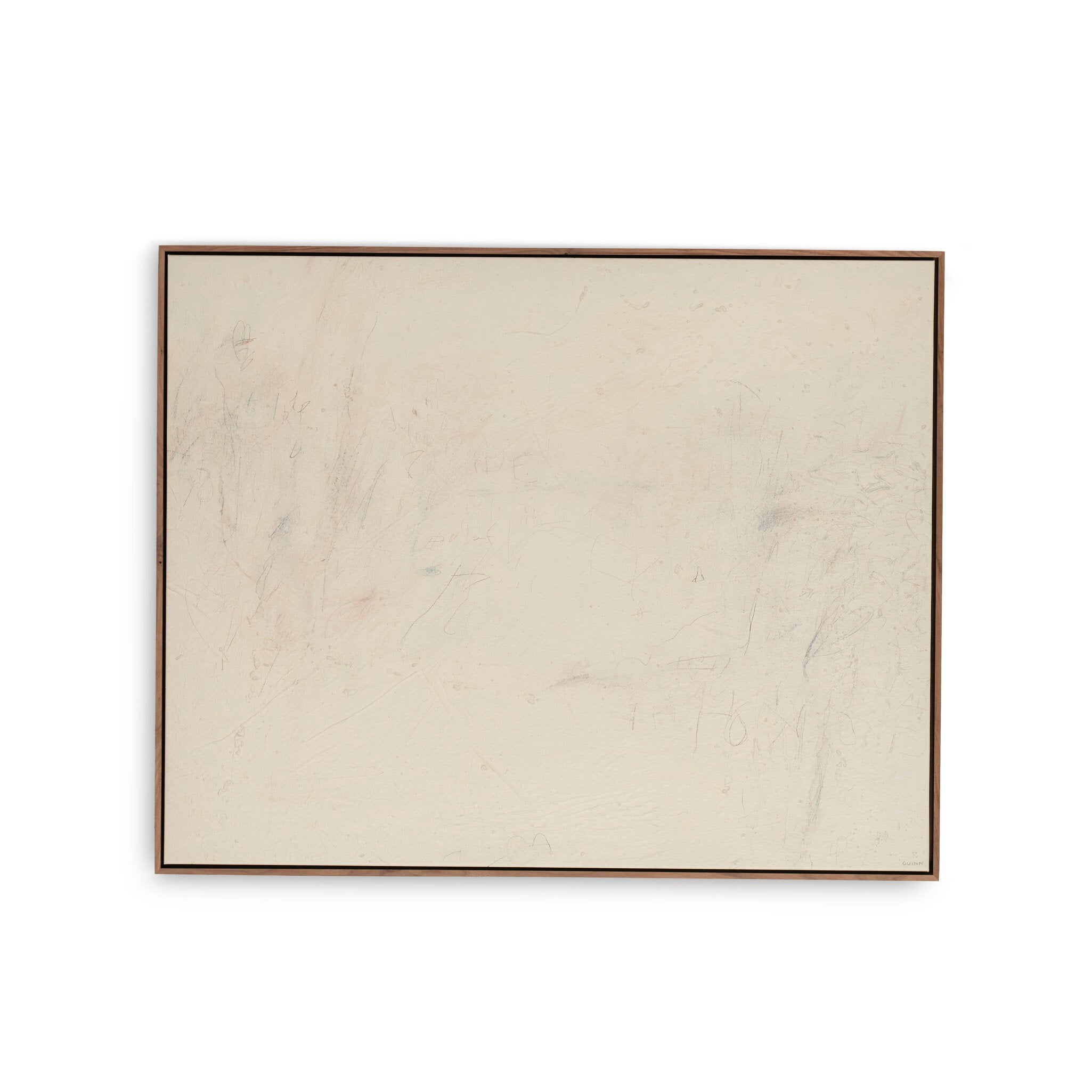 Notes In The Fog No. 1 by Tyler Guinn - Rustic Walnut Floater