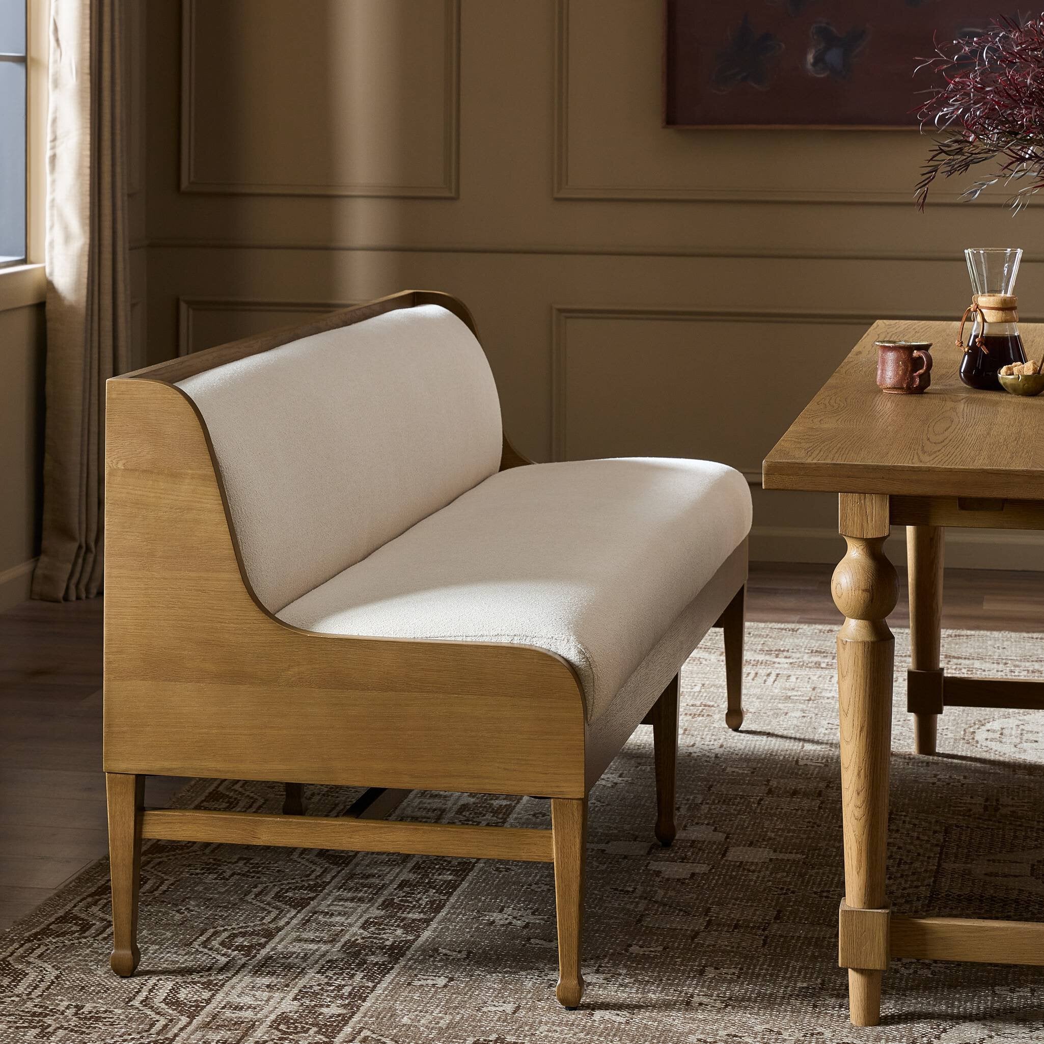 Priscilla Dining Bench- 74"