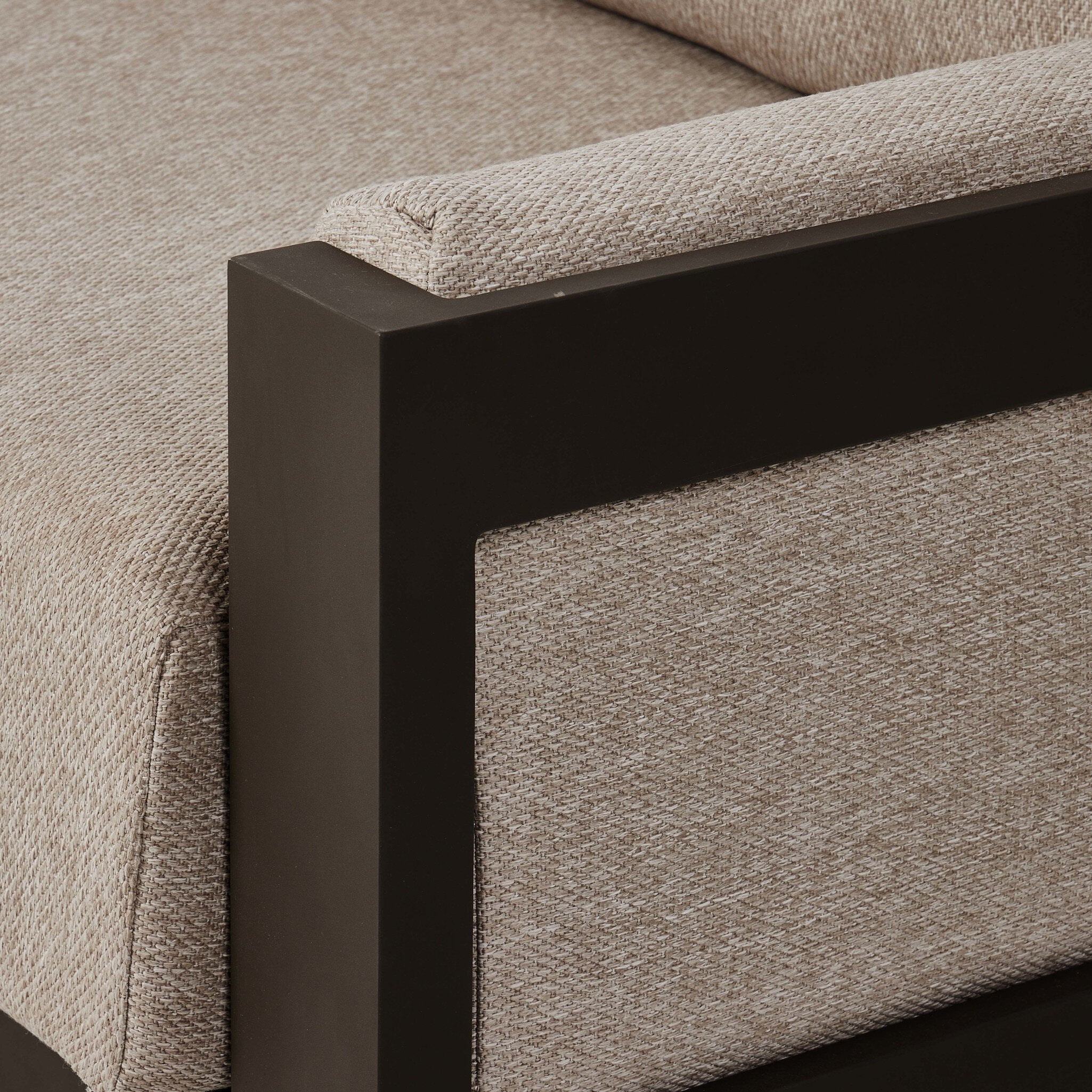Chapman Outdoor Metal Sofa-106"