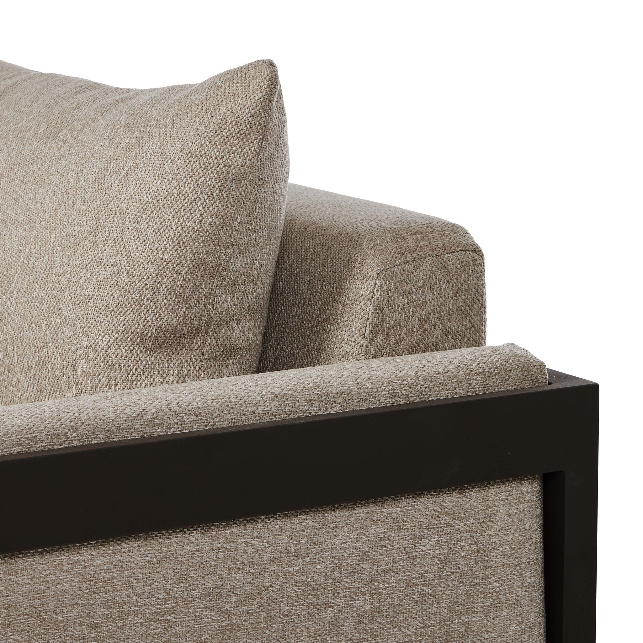 Chapman Outdoor Metal Sofa-106"