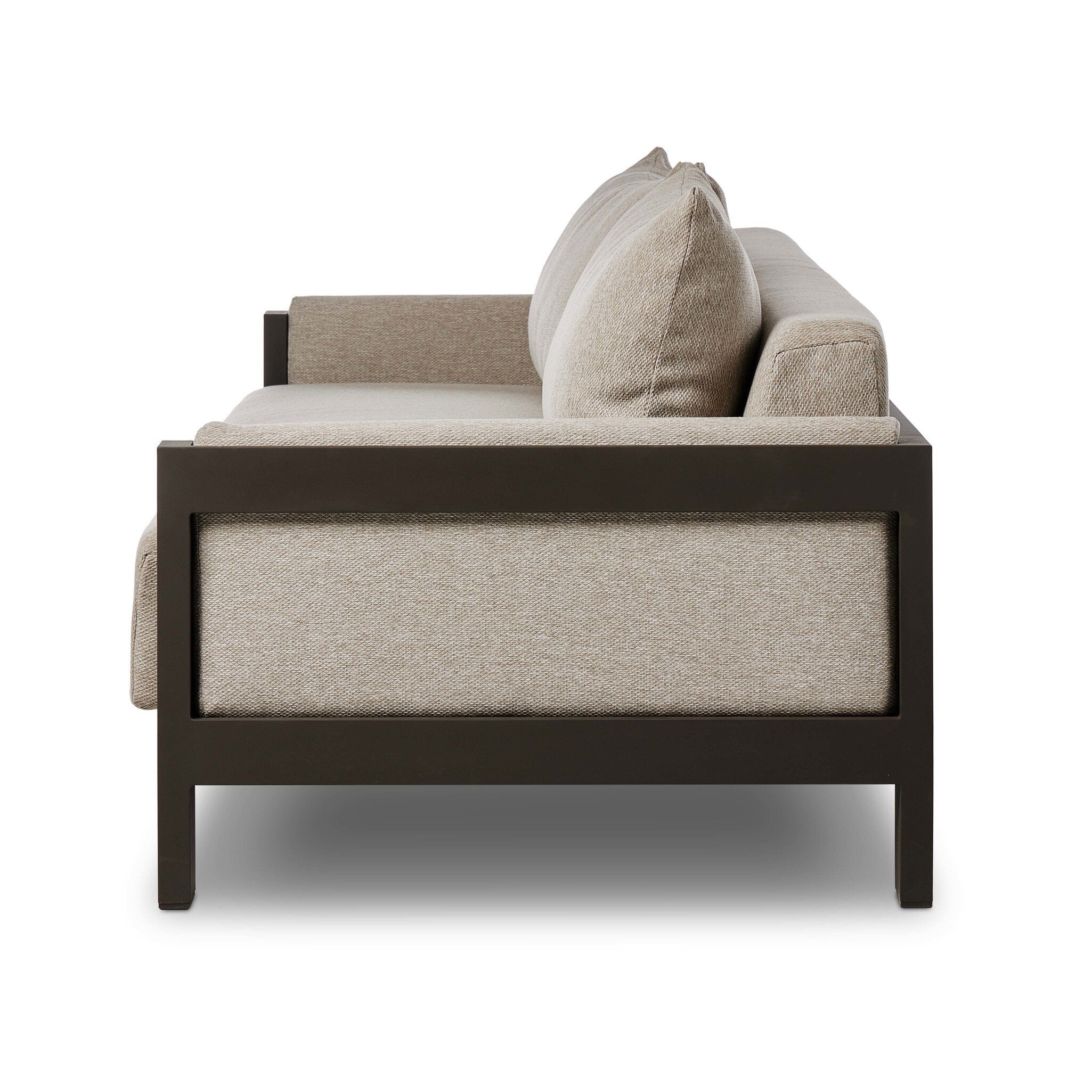 Chapman Outdoor Metal Sofa-106"