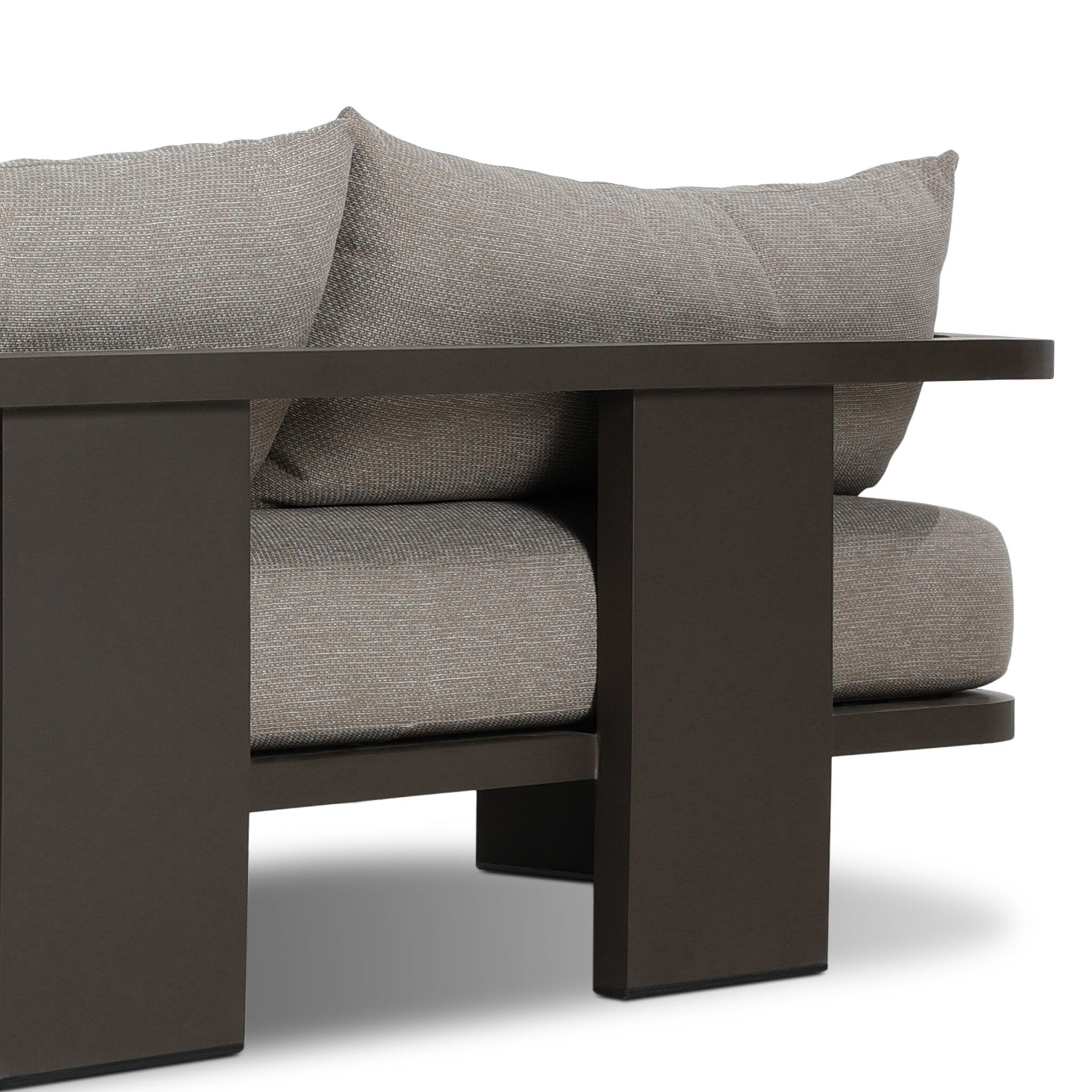 Tahana Outdoor Metal Sofa-96"