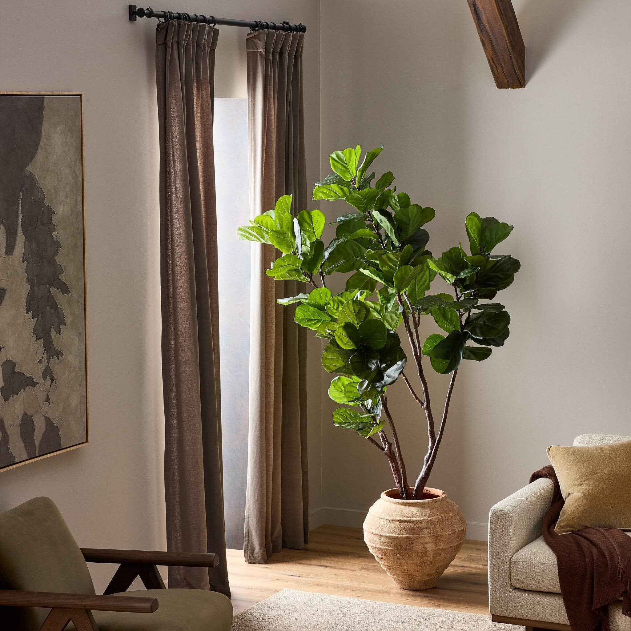 Faux Fiddle Leaf Tree