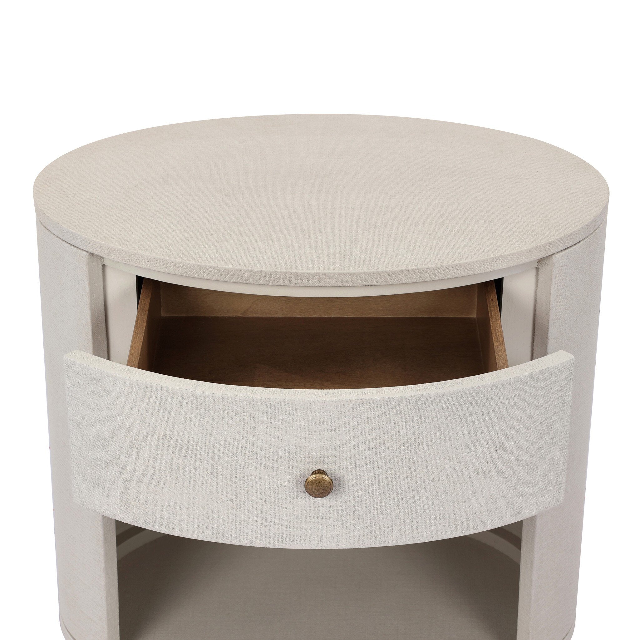 Amelia Oval One Drawer Nightstand