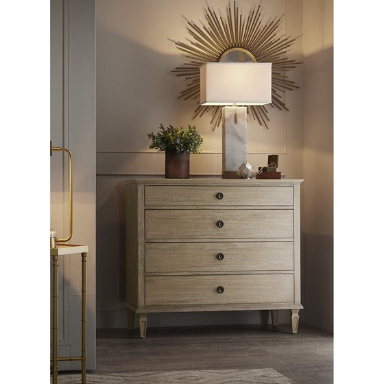 Victoria 4-drawer wood dresser
