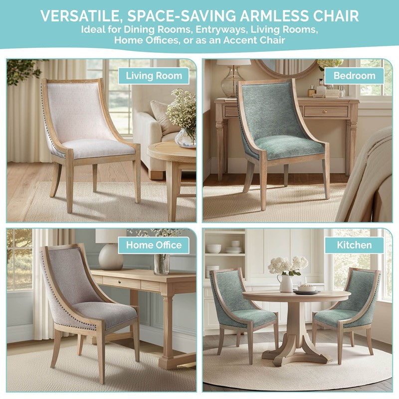 Elmcrest Upholstered Dining Chair with Nailhead Trim