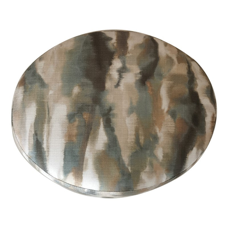 Zoe Oval Accent Ottoman