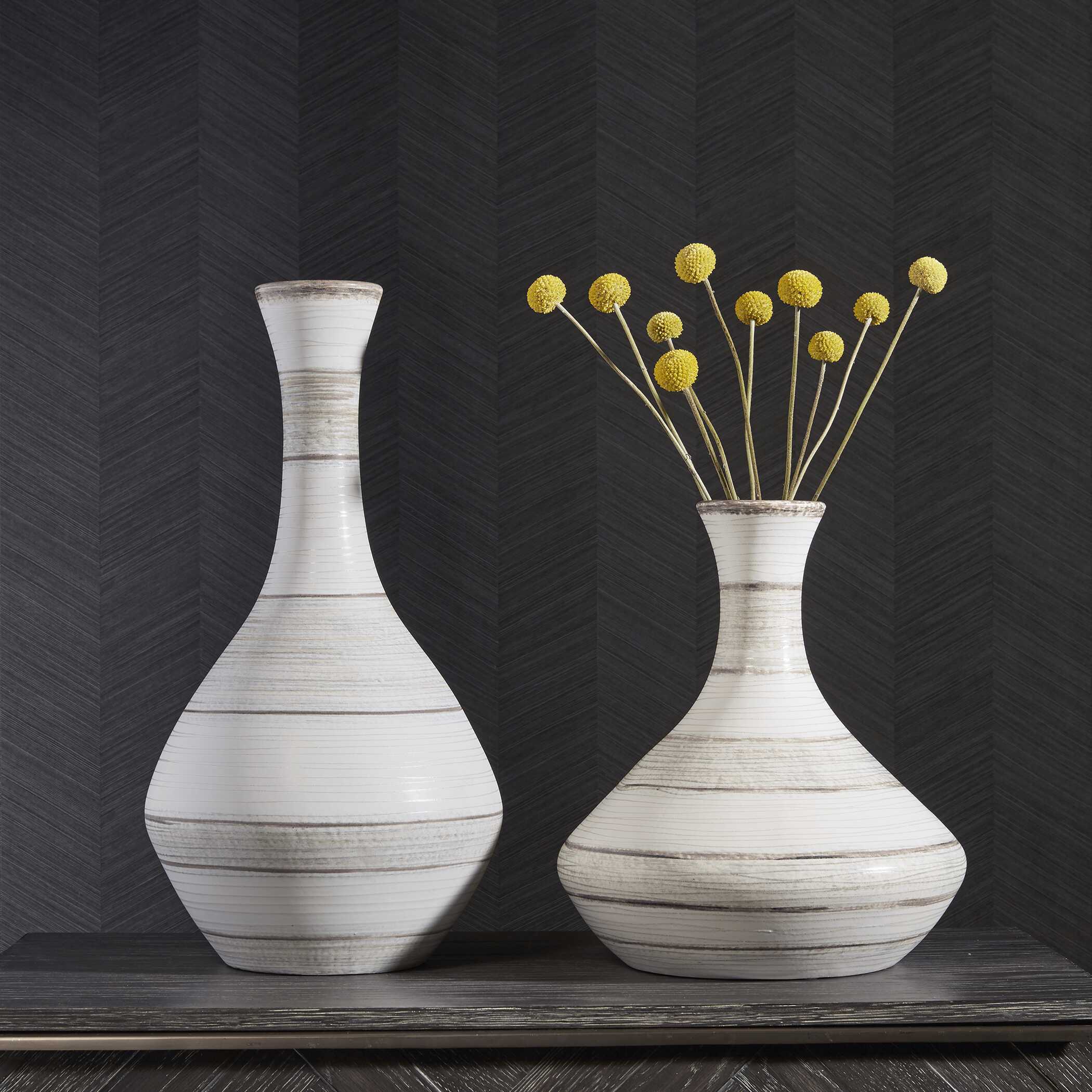 Potter Indoor-Outdoor Vases, S/2