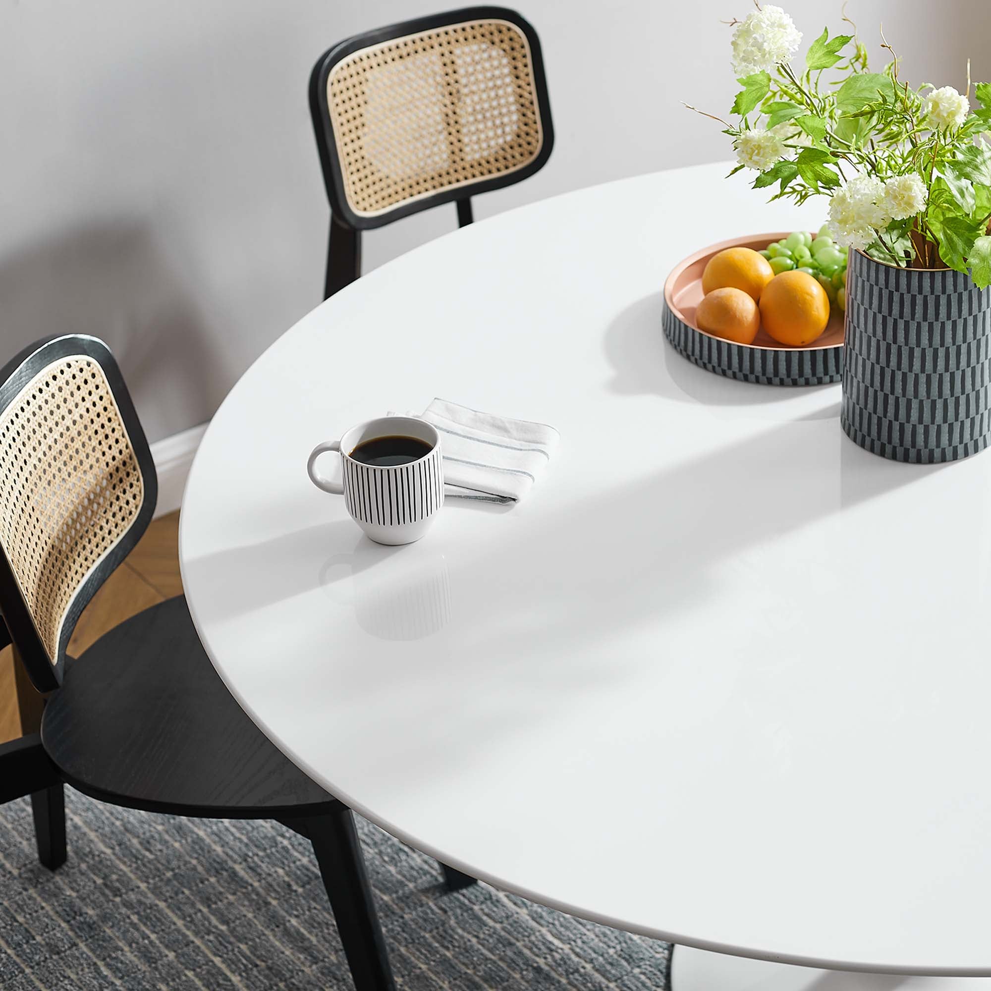 Lippa Round Wood Dining Table