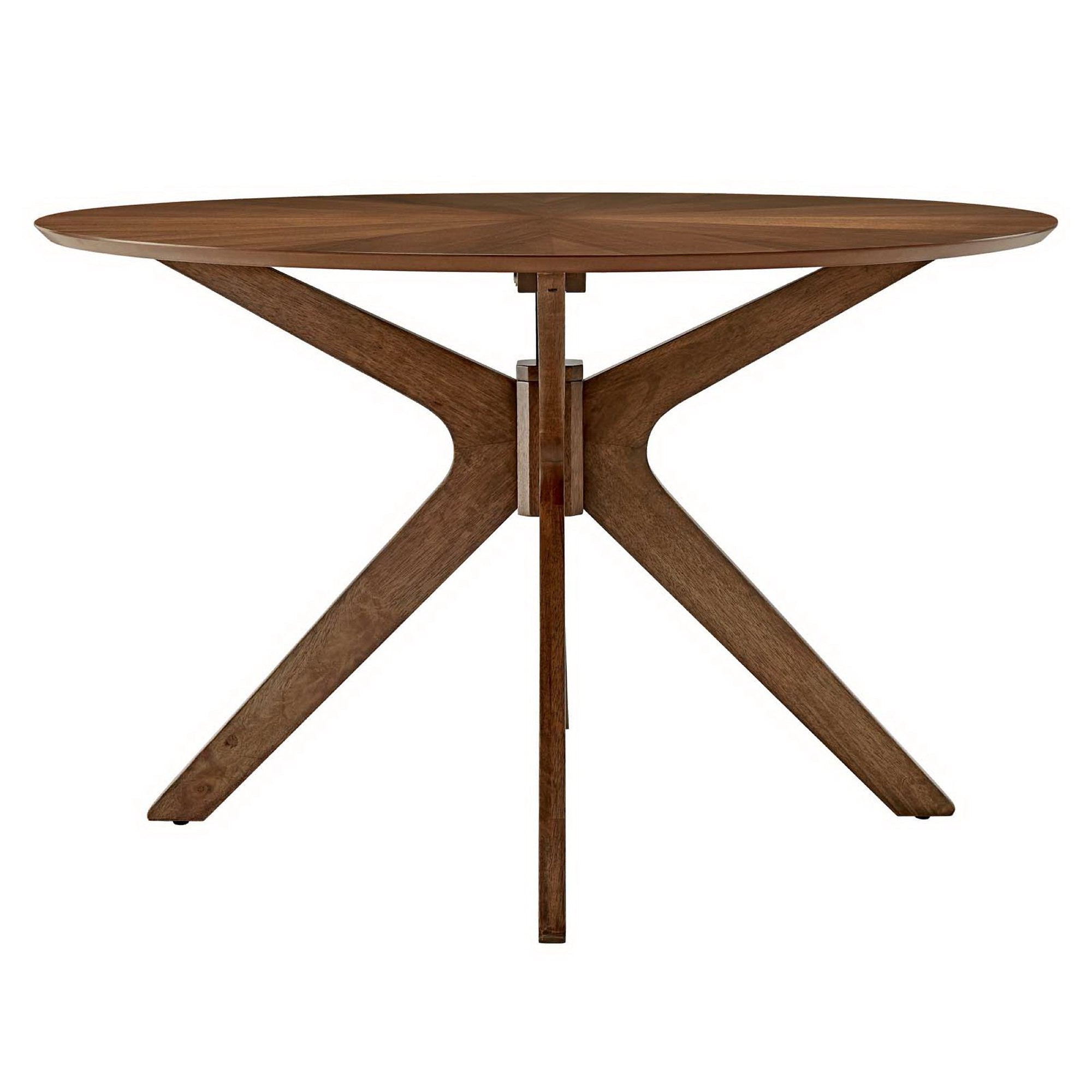 Crossroads Round Wood Dining Table
