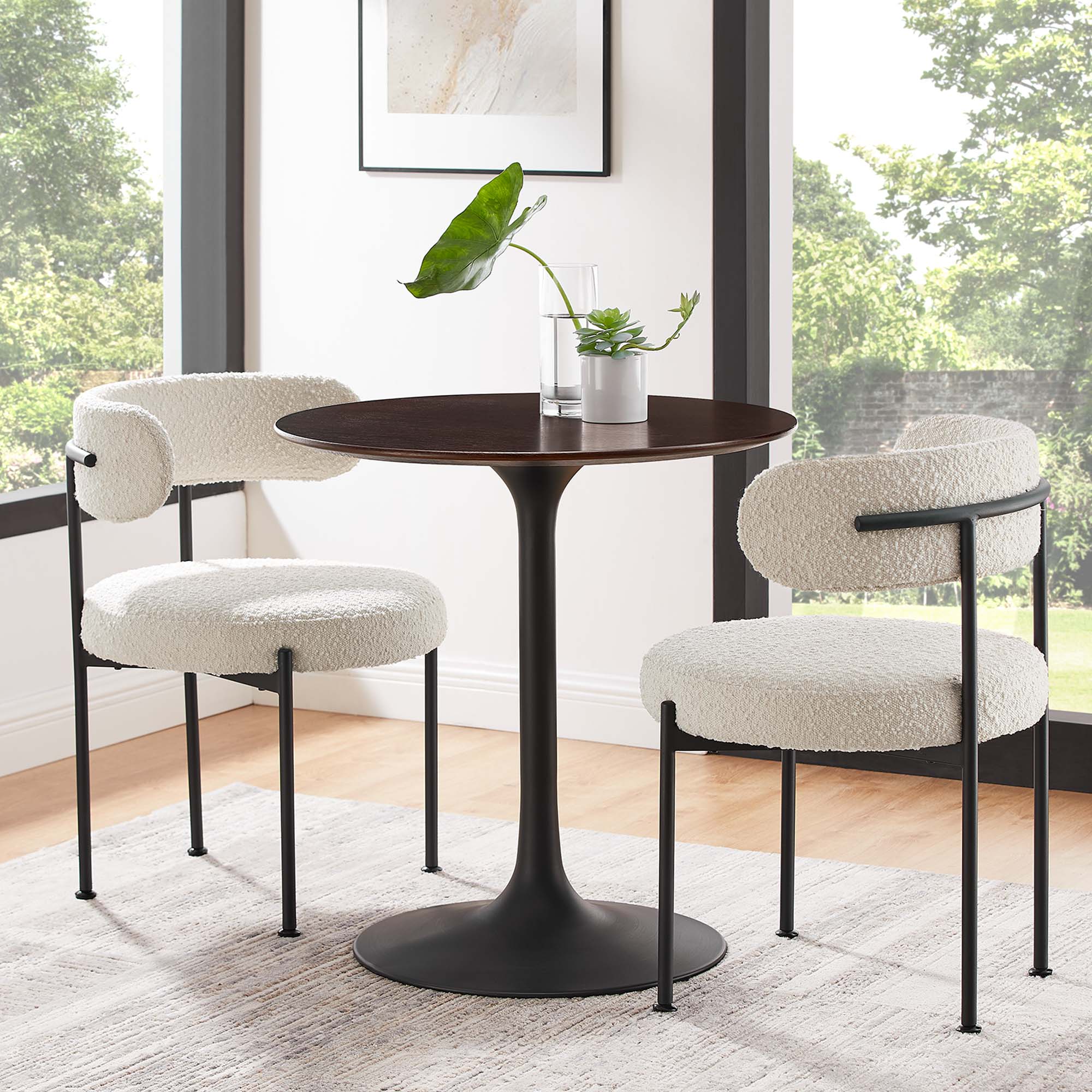 Lippa Round Wood Dining Table