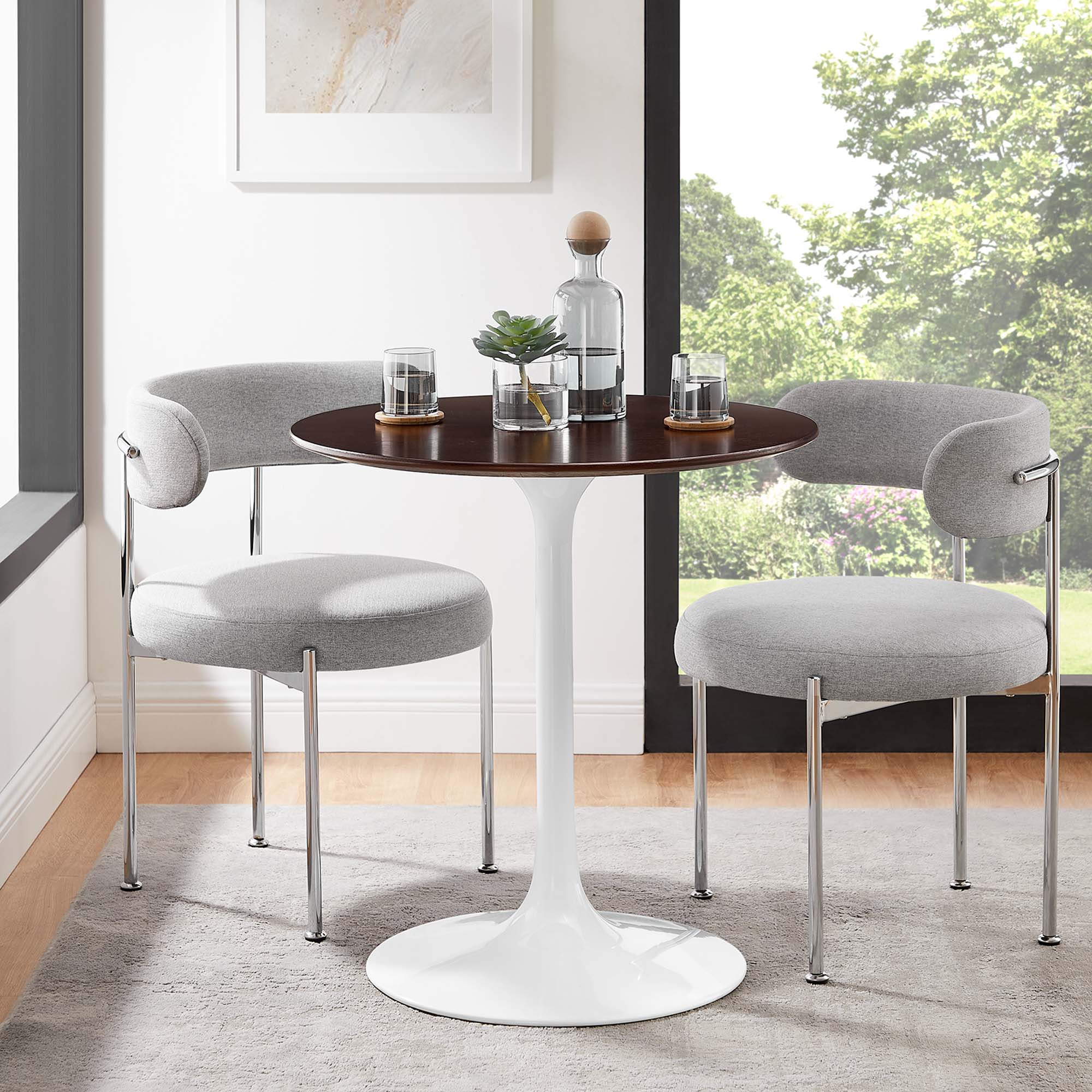 Lippa Round Wood Dining Table
