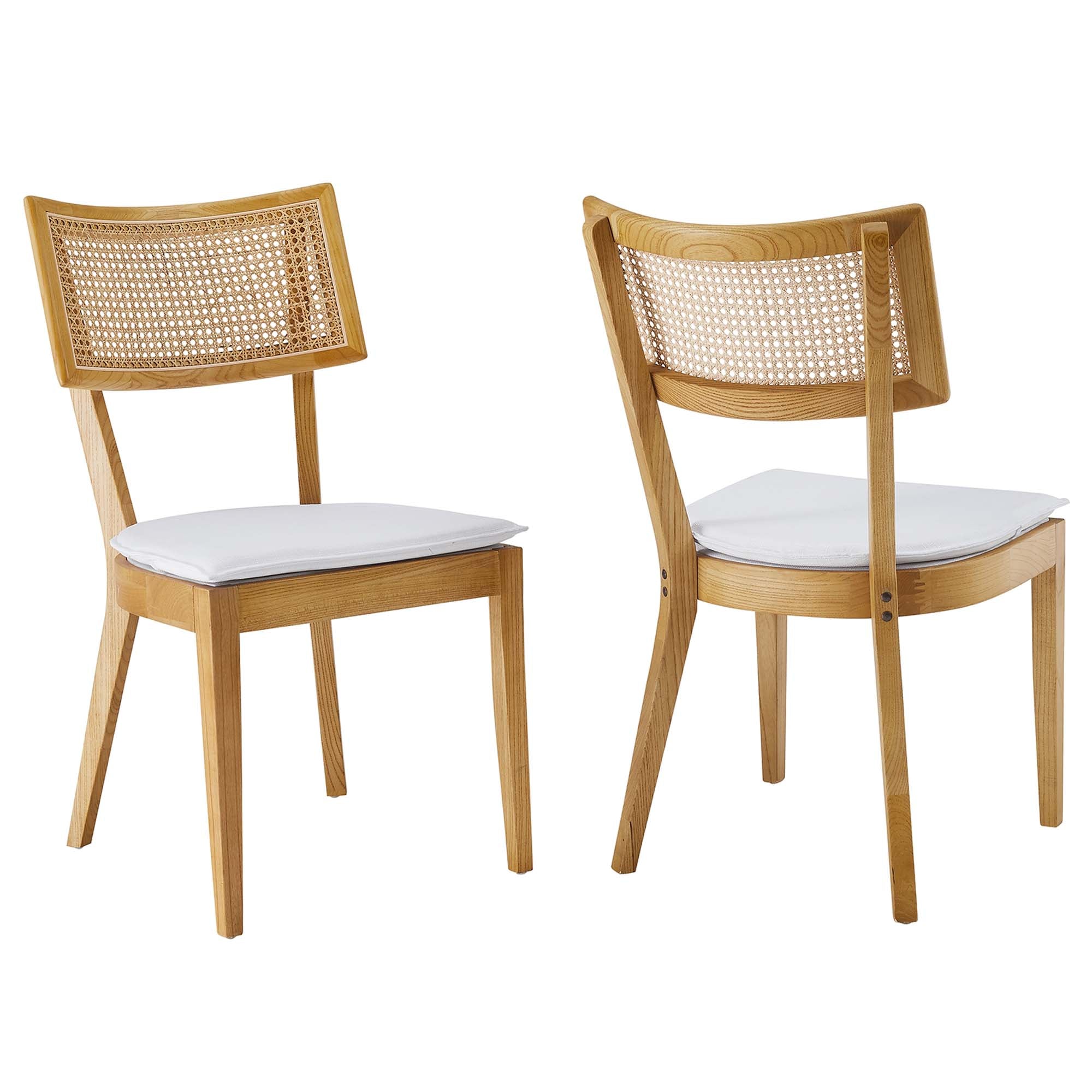 Caledonia Fabric Upholstered Wood Dining Chair