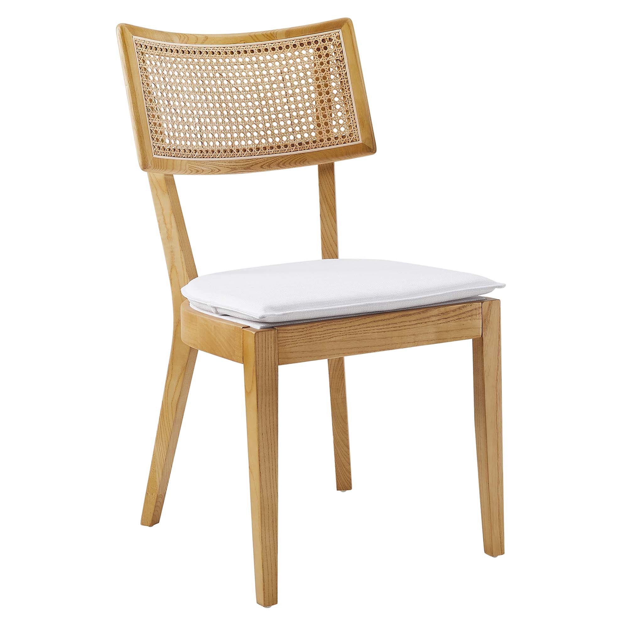 Caledonia Fabric Upholstered Wood Dining Chair