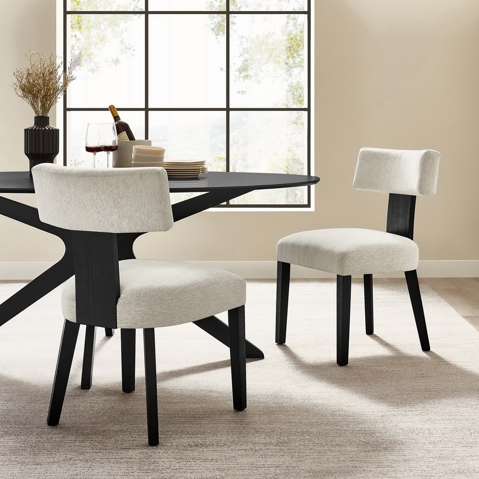 Nalani Fabric Upholstered Dining Chairs