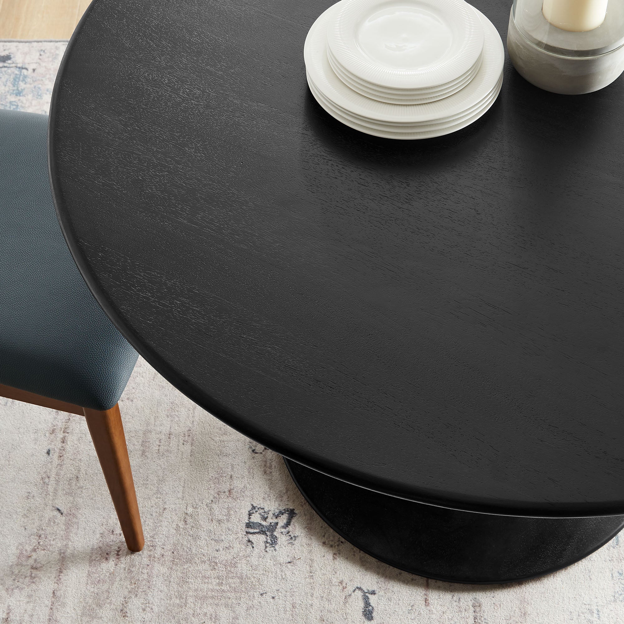 Lippa Round Solid Wood Dining Table