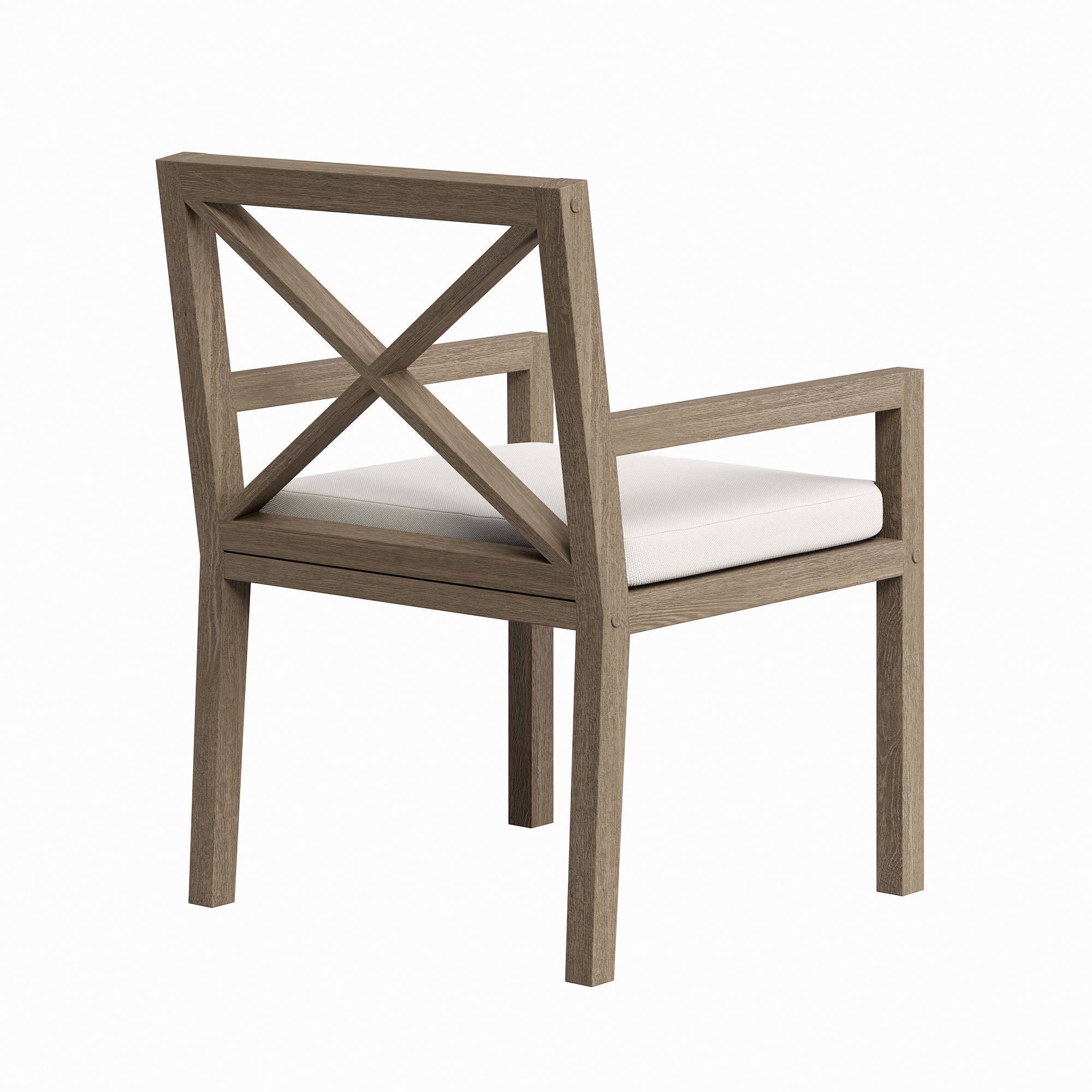 Northlake Outdoor Patio Teak Dining Armchair