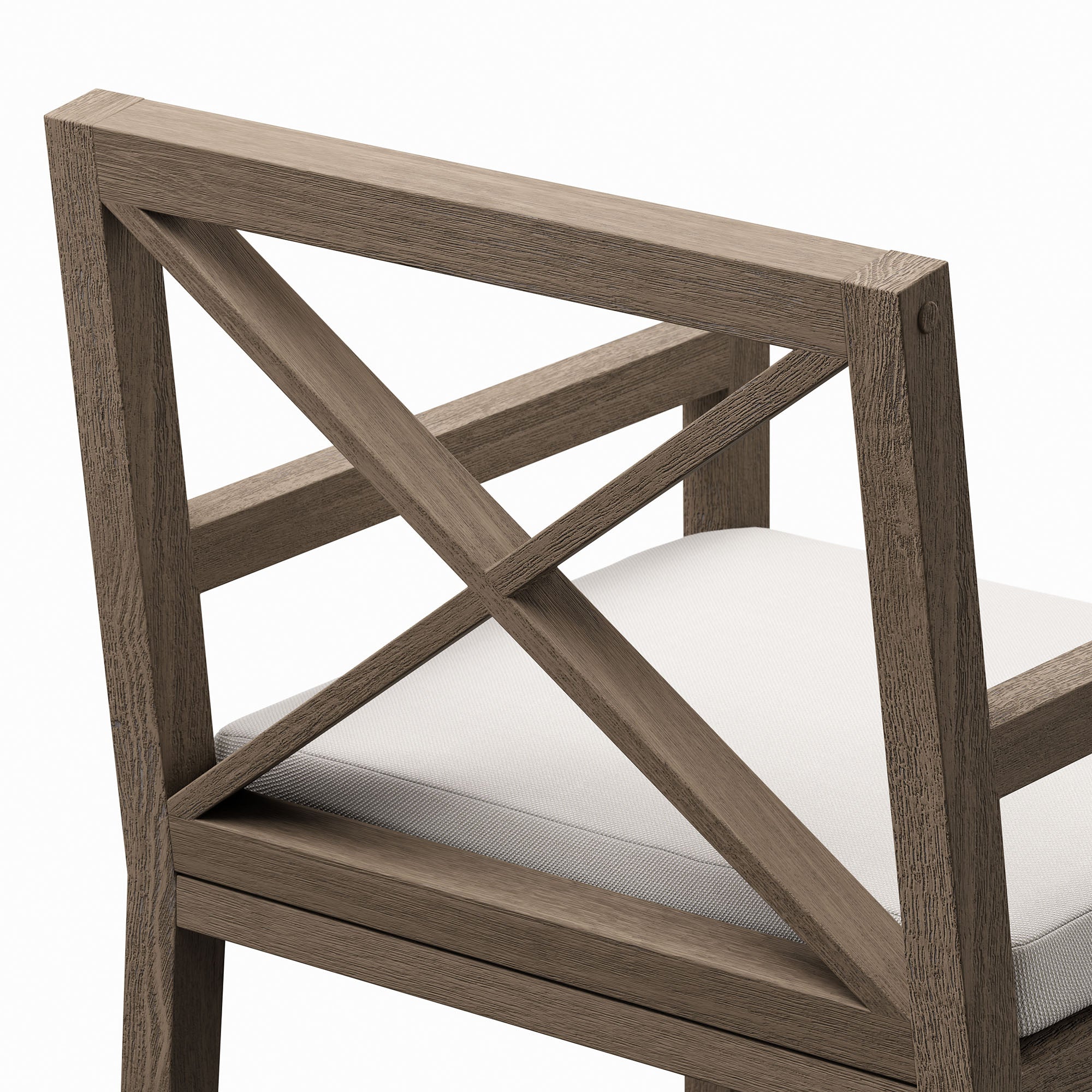 Northlake Outdoor Patio Teak Dining Armchair