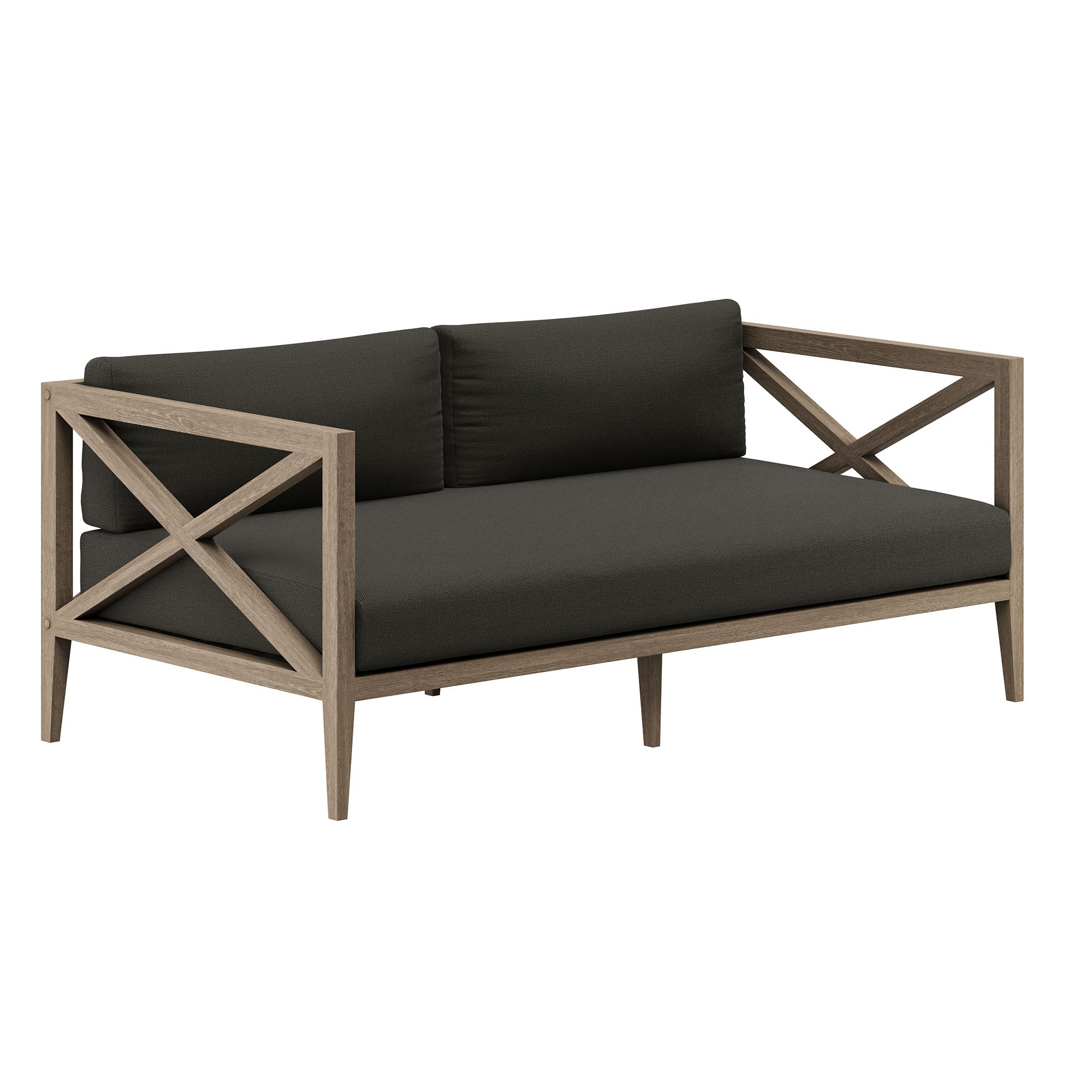 Northlake Outdoor Patio Teak Loveseat