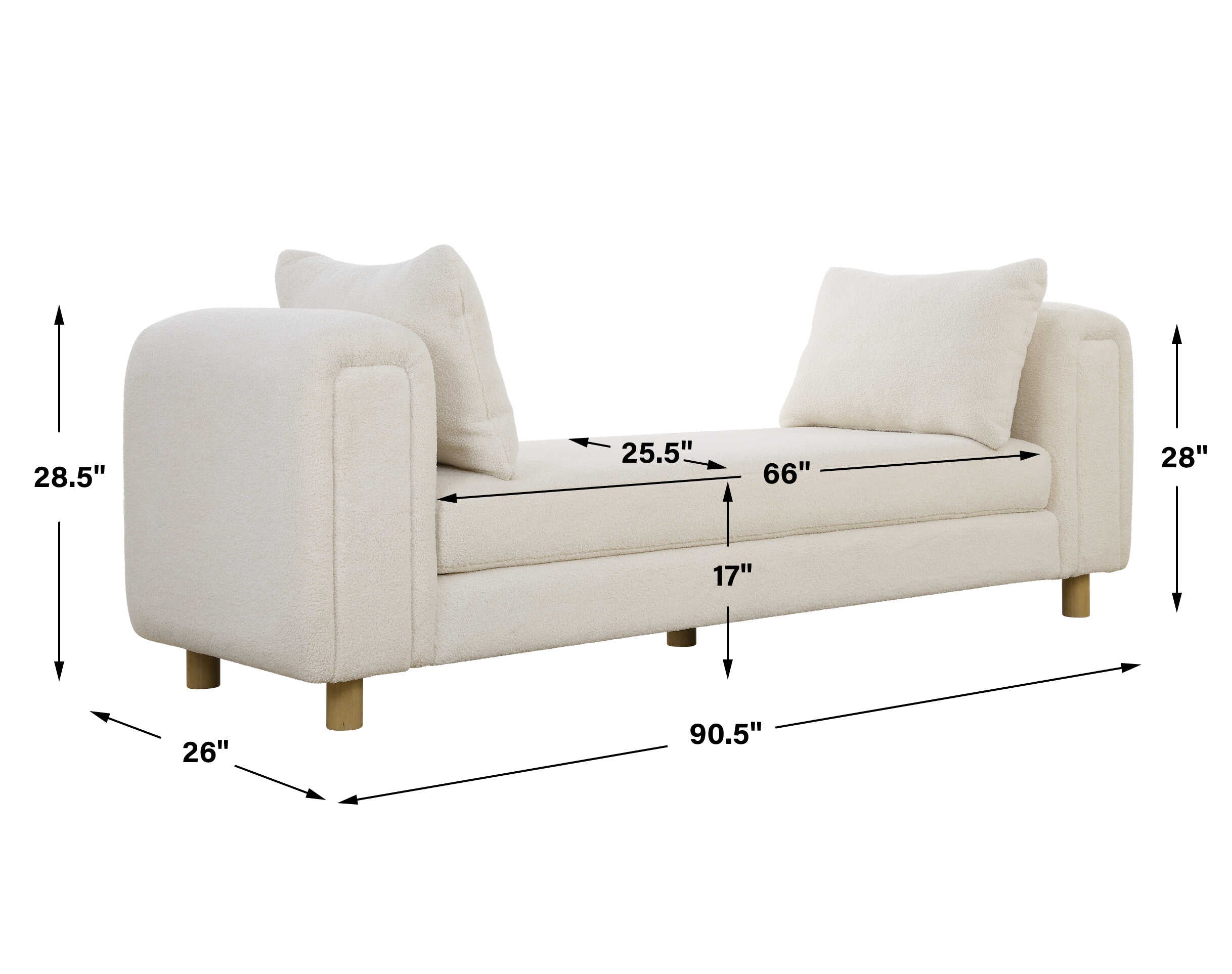 Repose Oversized Bench