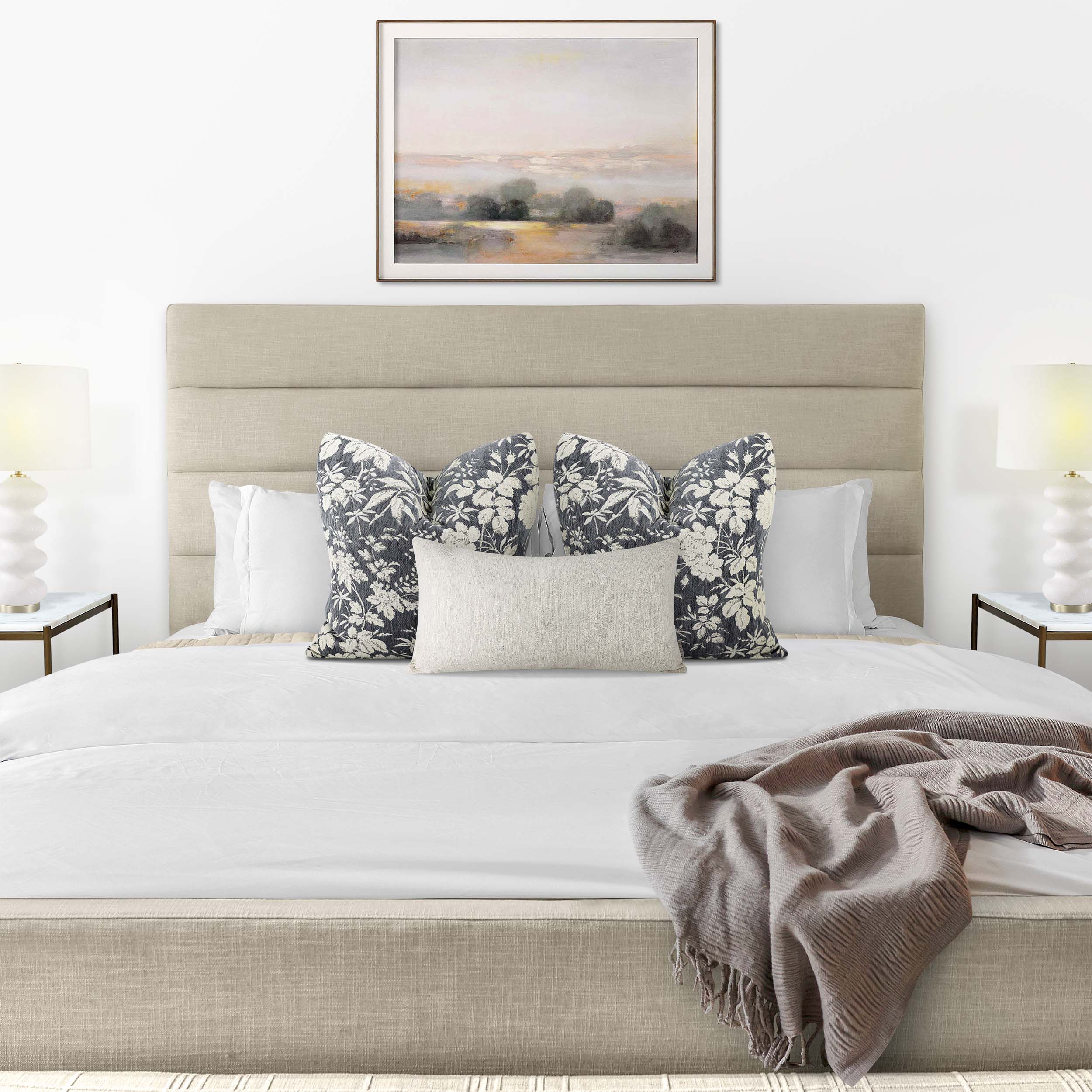 Hollis Queen Bedding Pillow Set