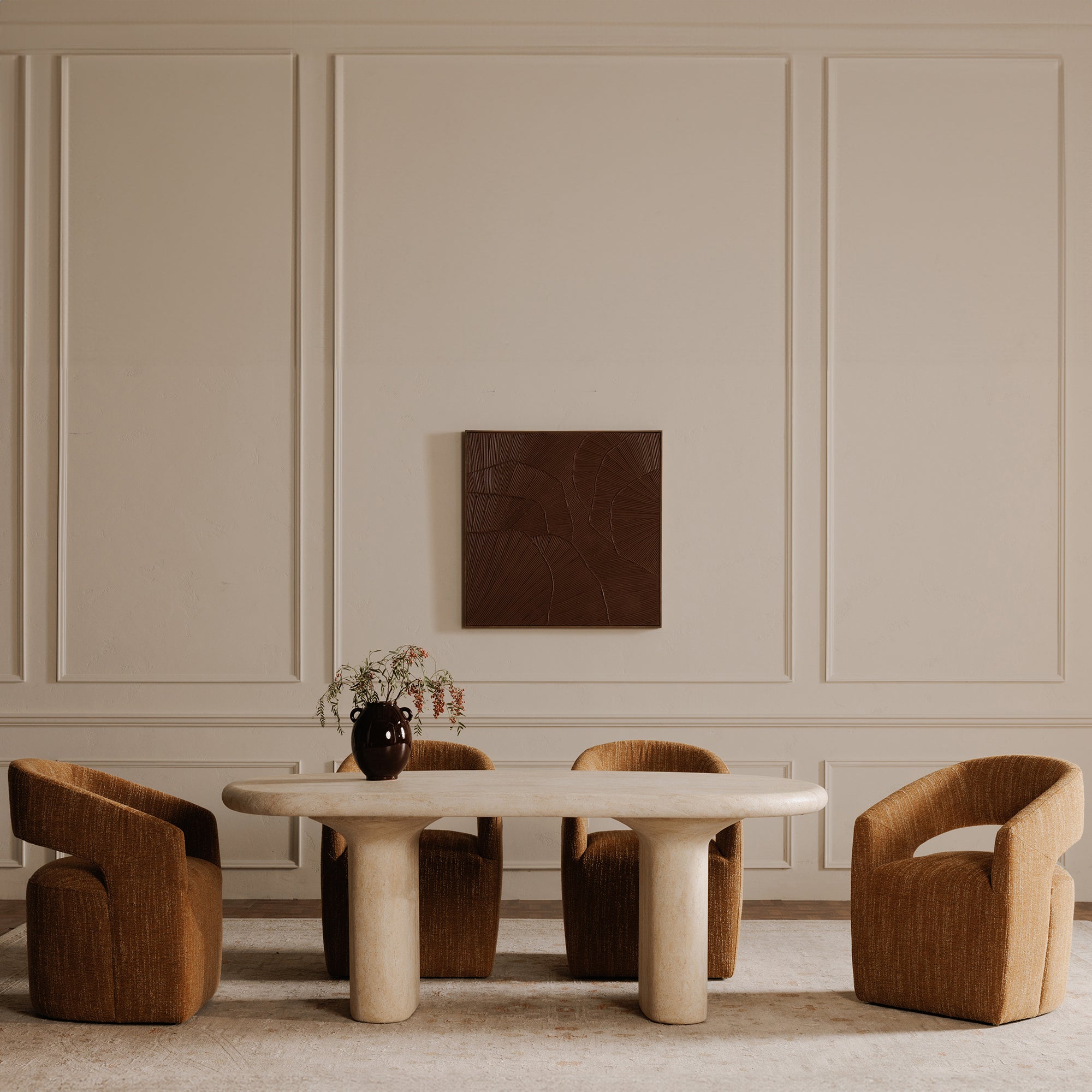 Barrow Rolling Dining Chair