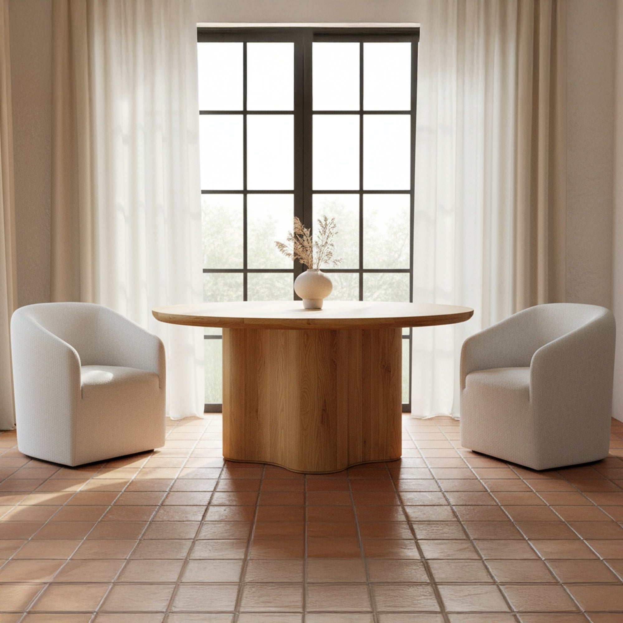 Sandy Rolling Dining Chair