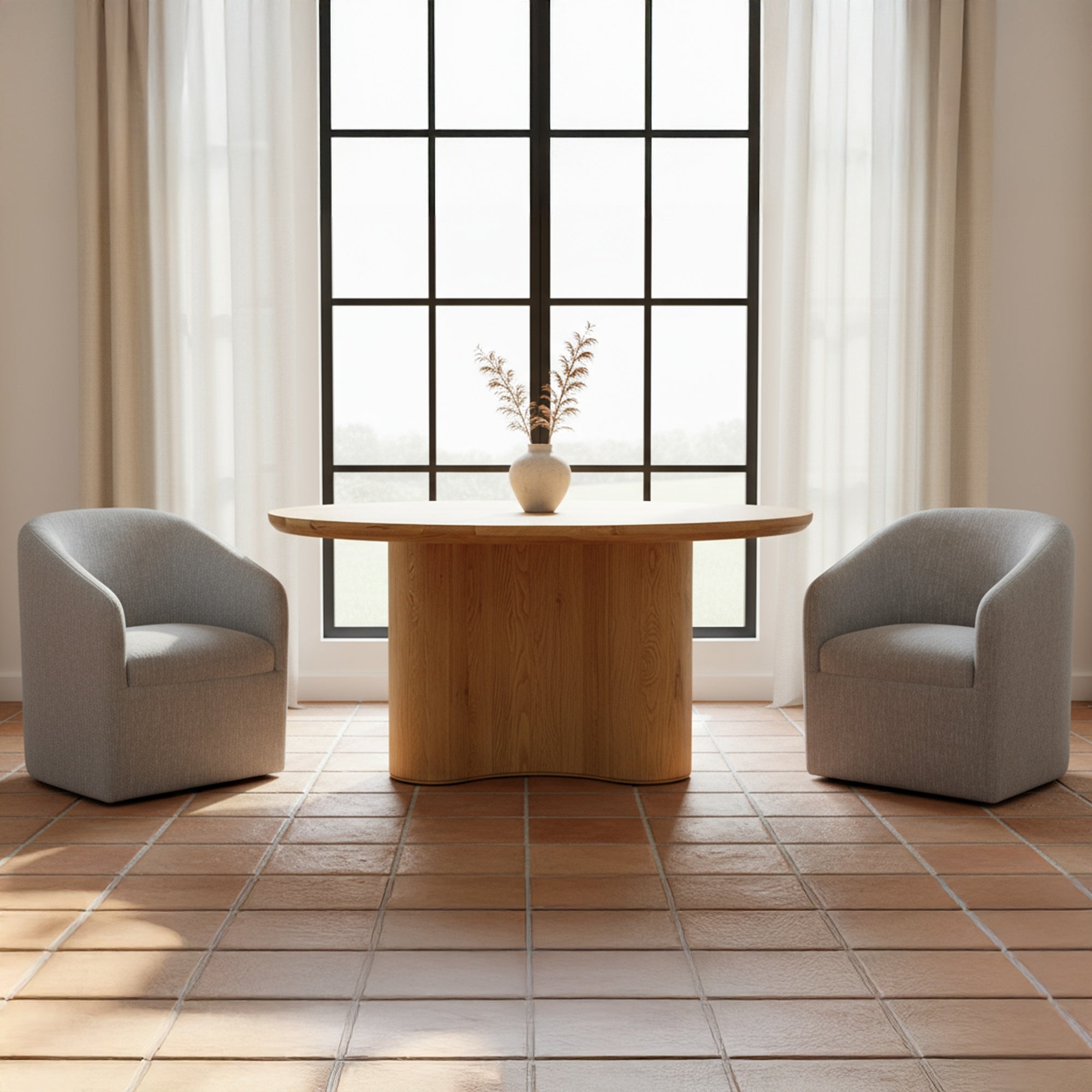 Sandy Rolling Dining Chair