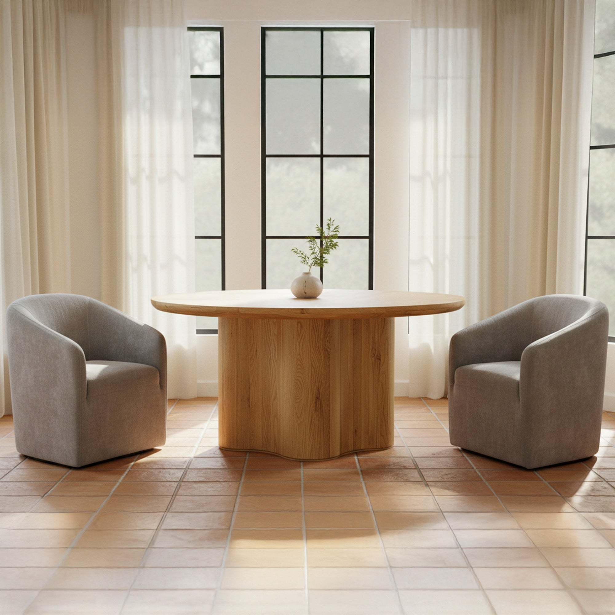 Sandy Rolling Dining Chair