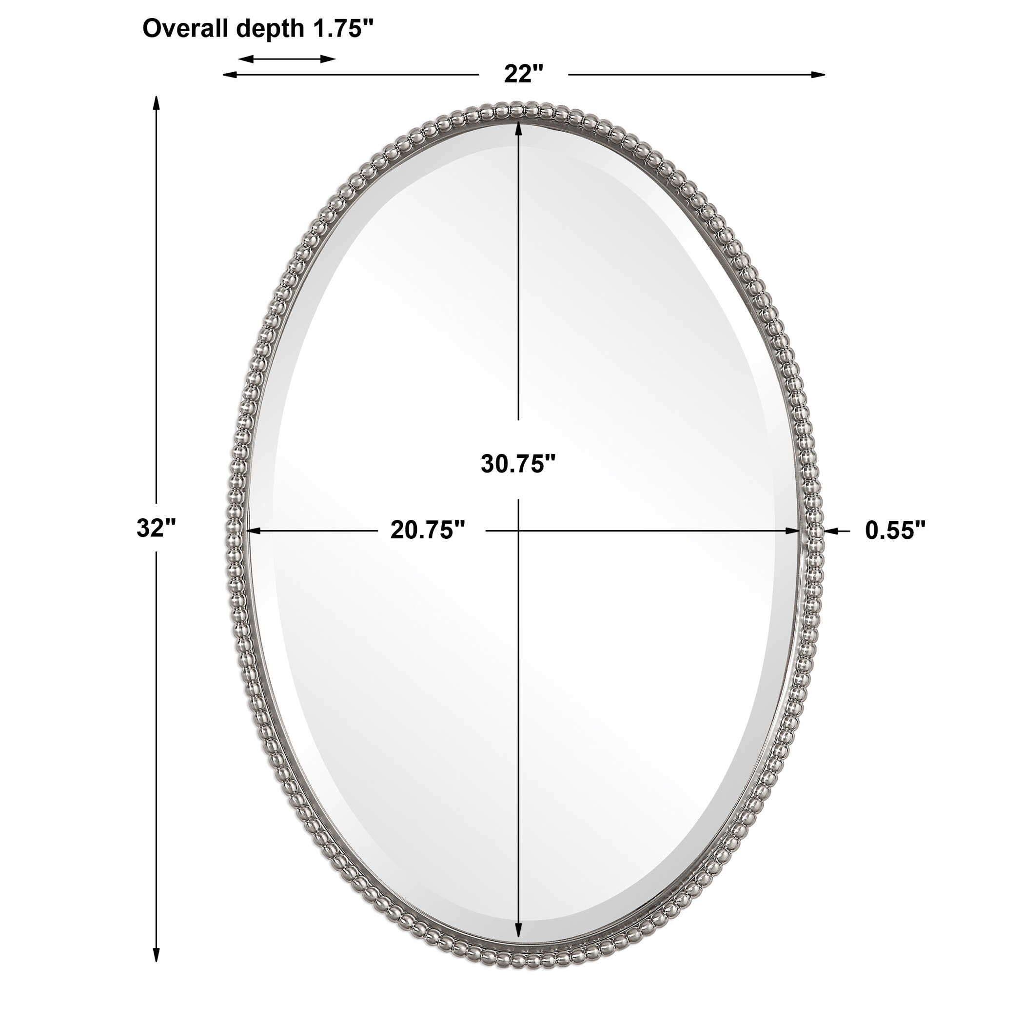 Sherise Oval Mirror
