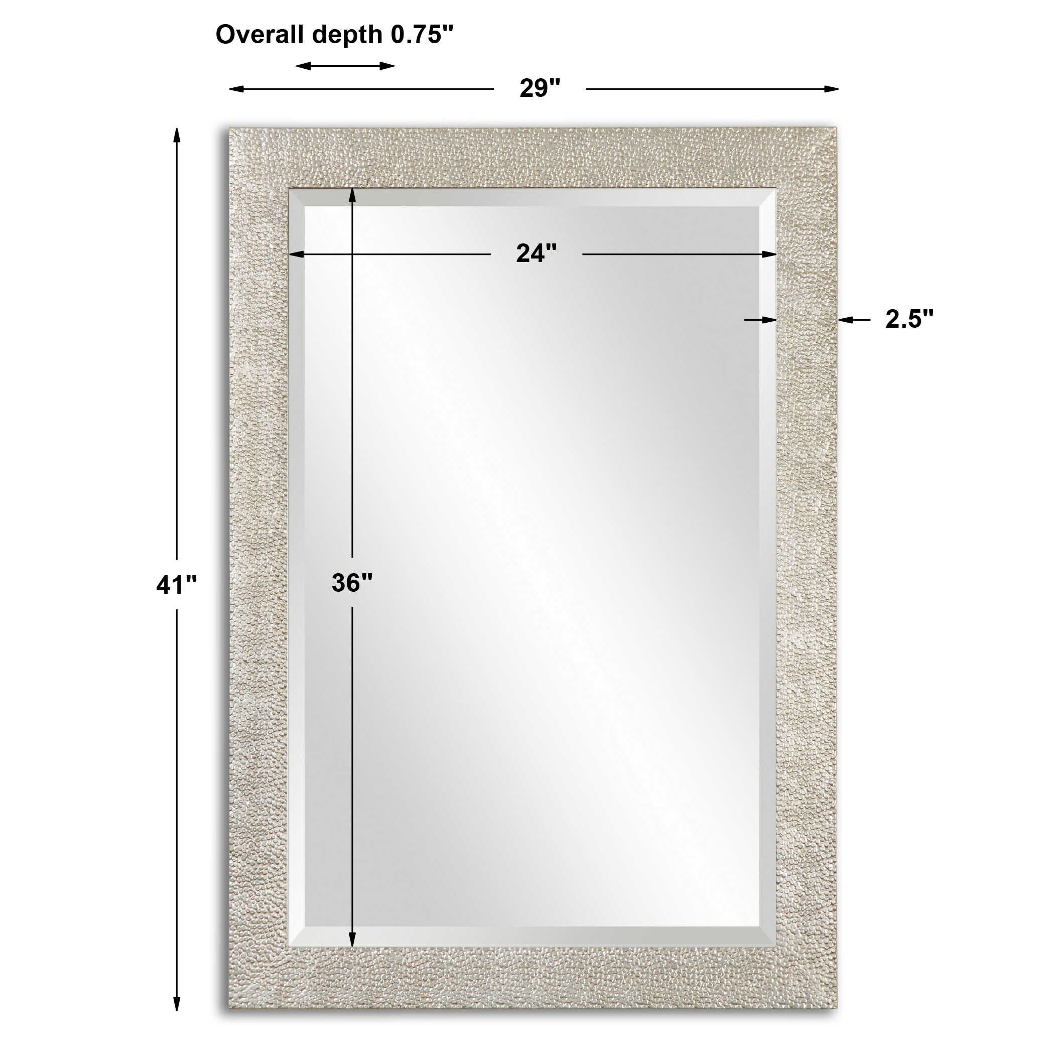 Porcius Antiqued Mirror