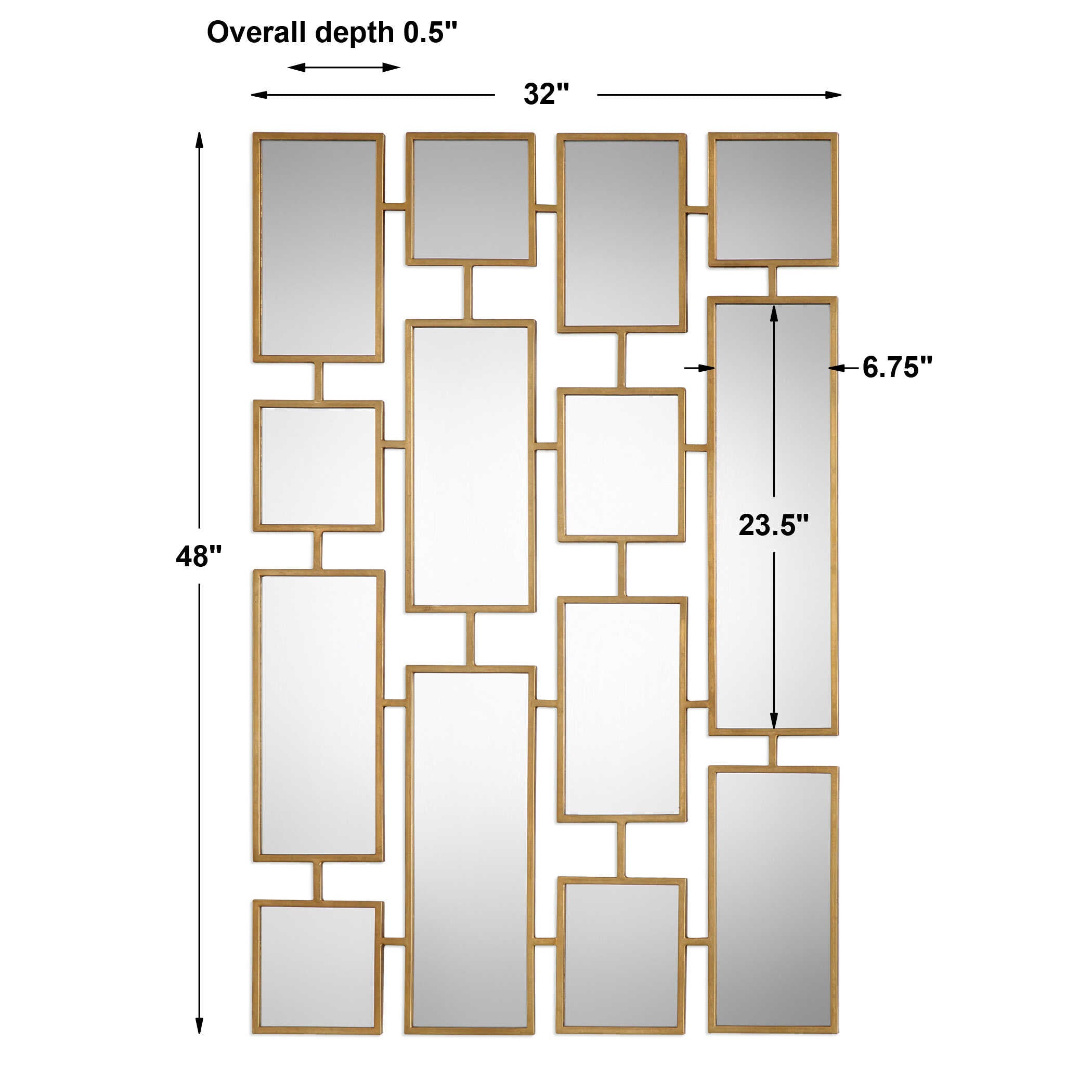 Kennon Forged Rectangles Mirror