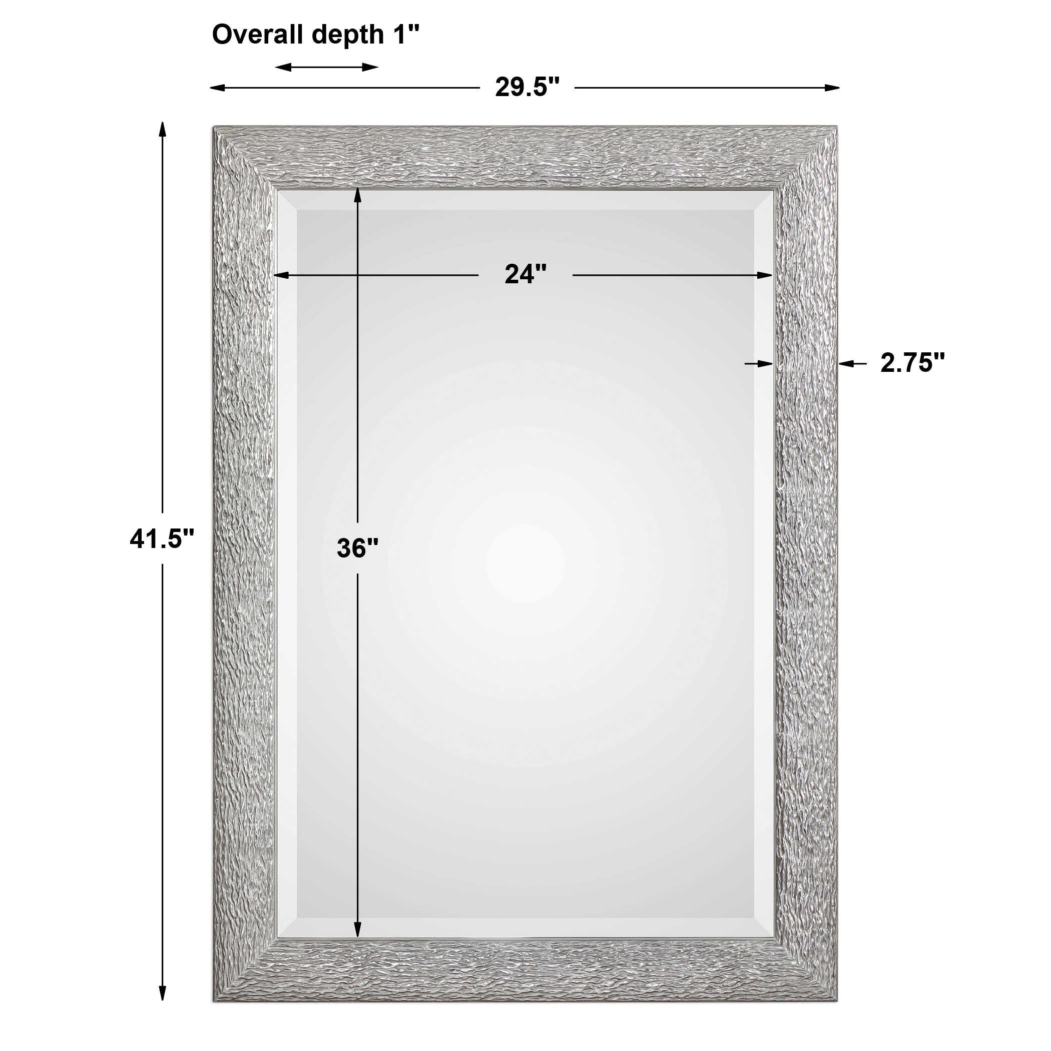 Mossley Metallic Mirror