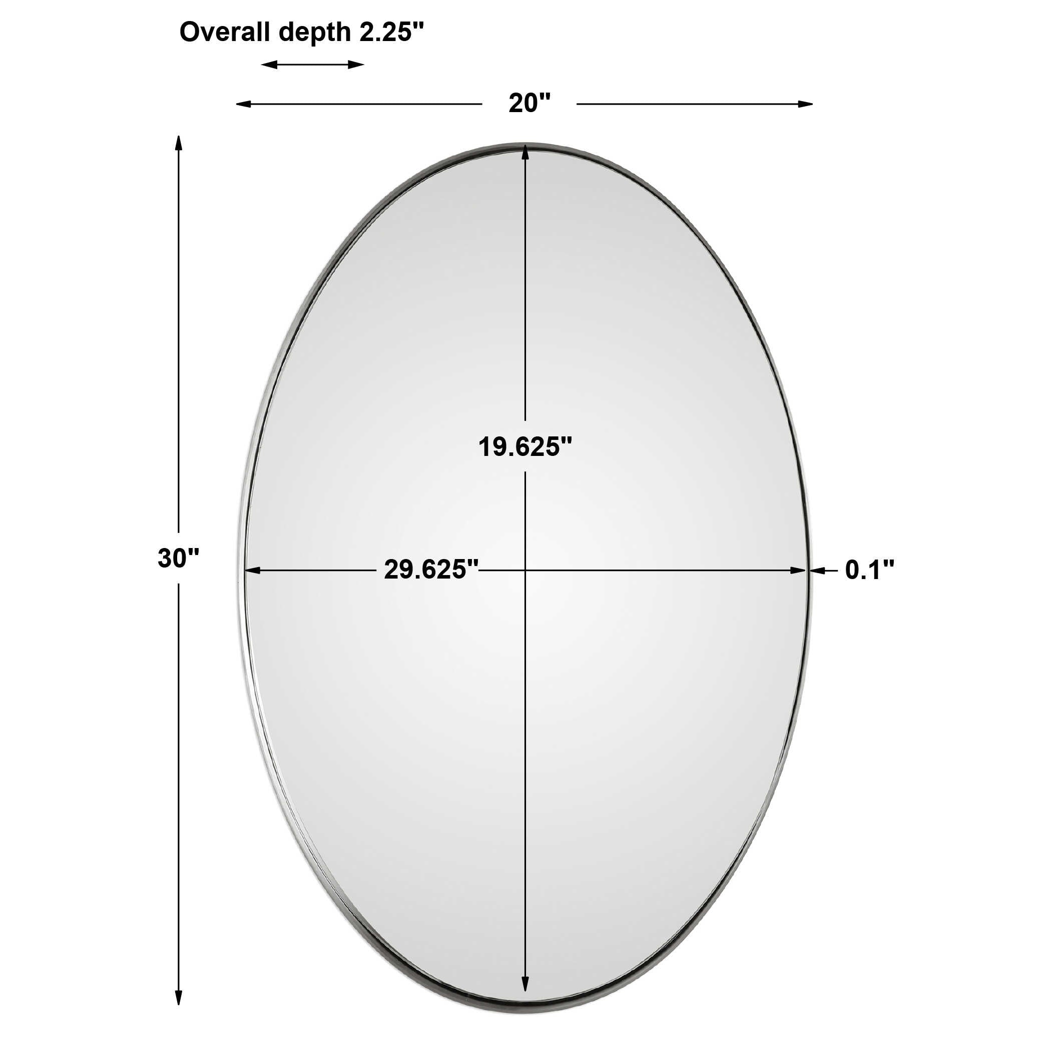 Pursley Oval Mirror