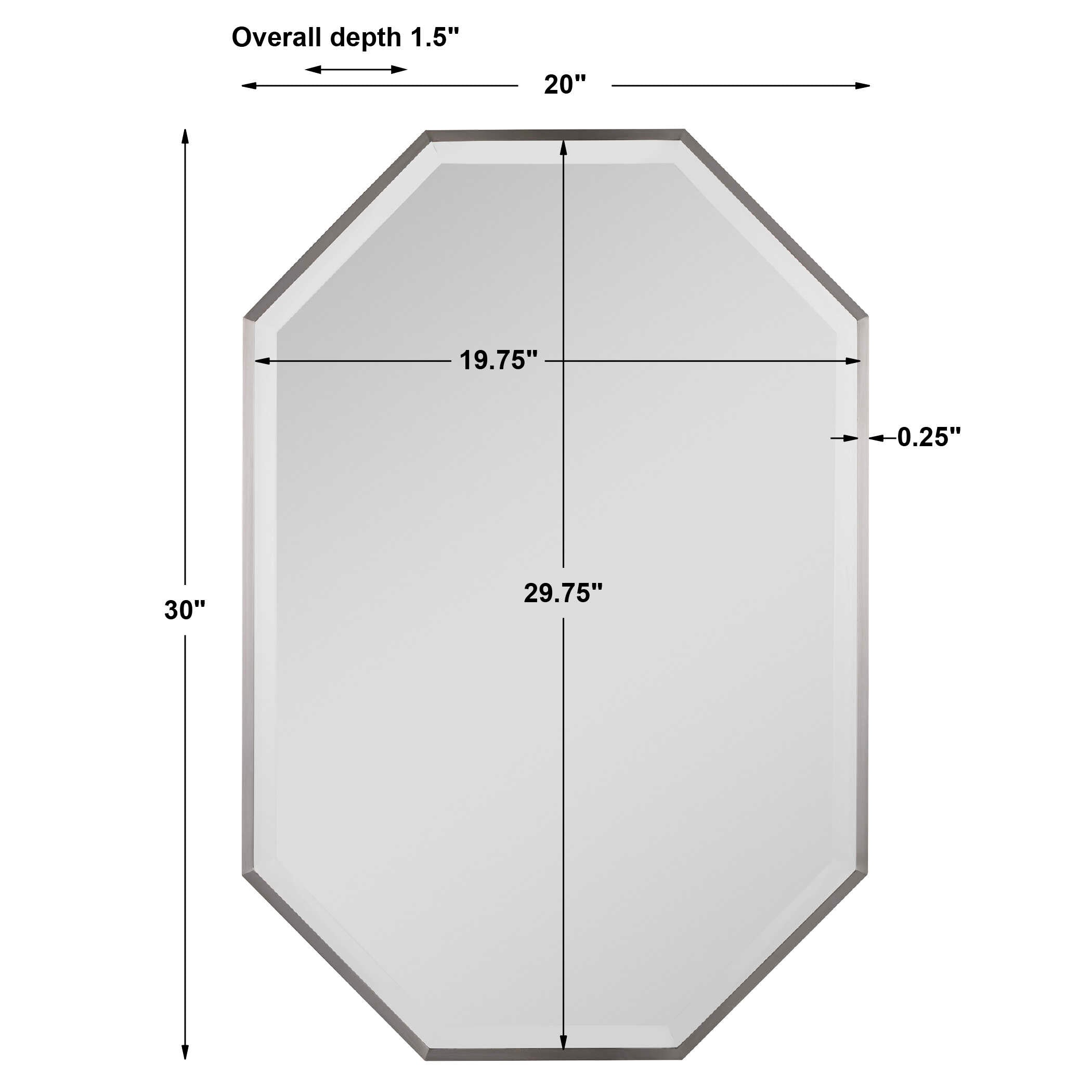 Stuartson Octagon Vanity Mirror