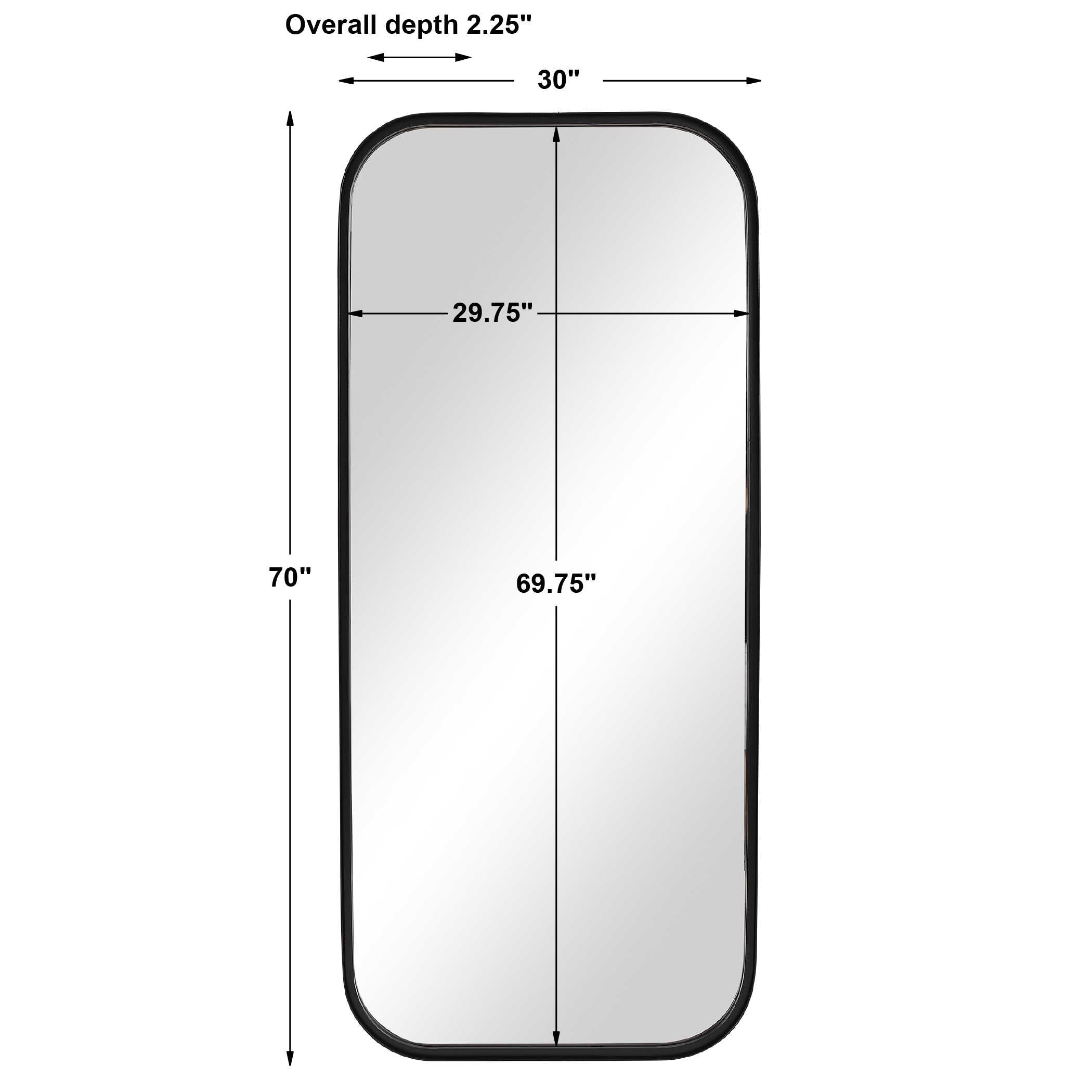 Concord Tall Iron Mirror