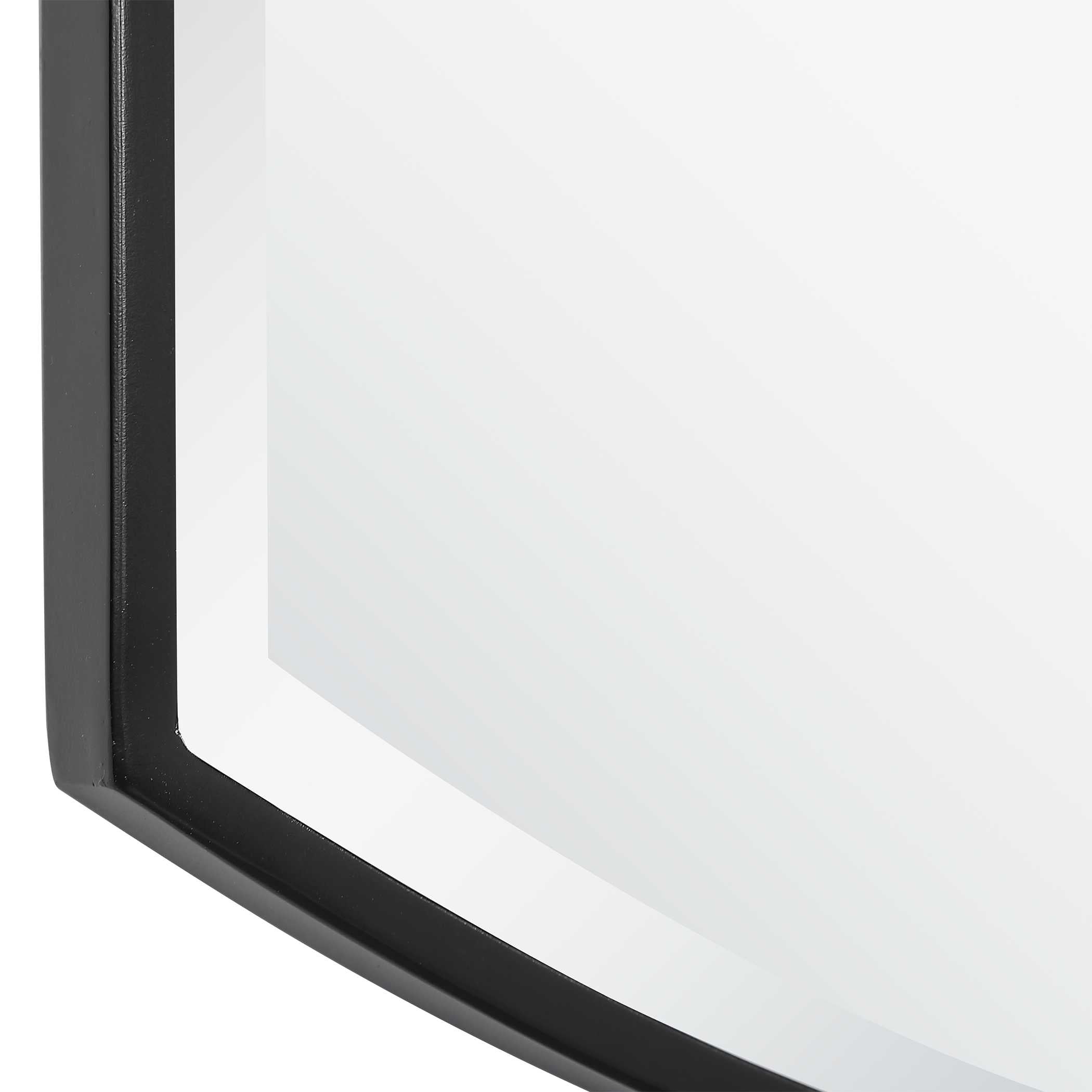 Shield Shaped Iron Mirror