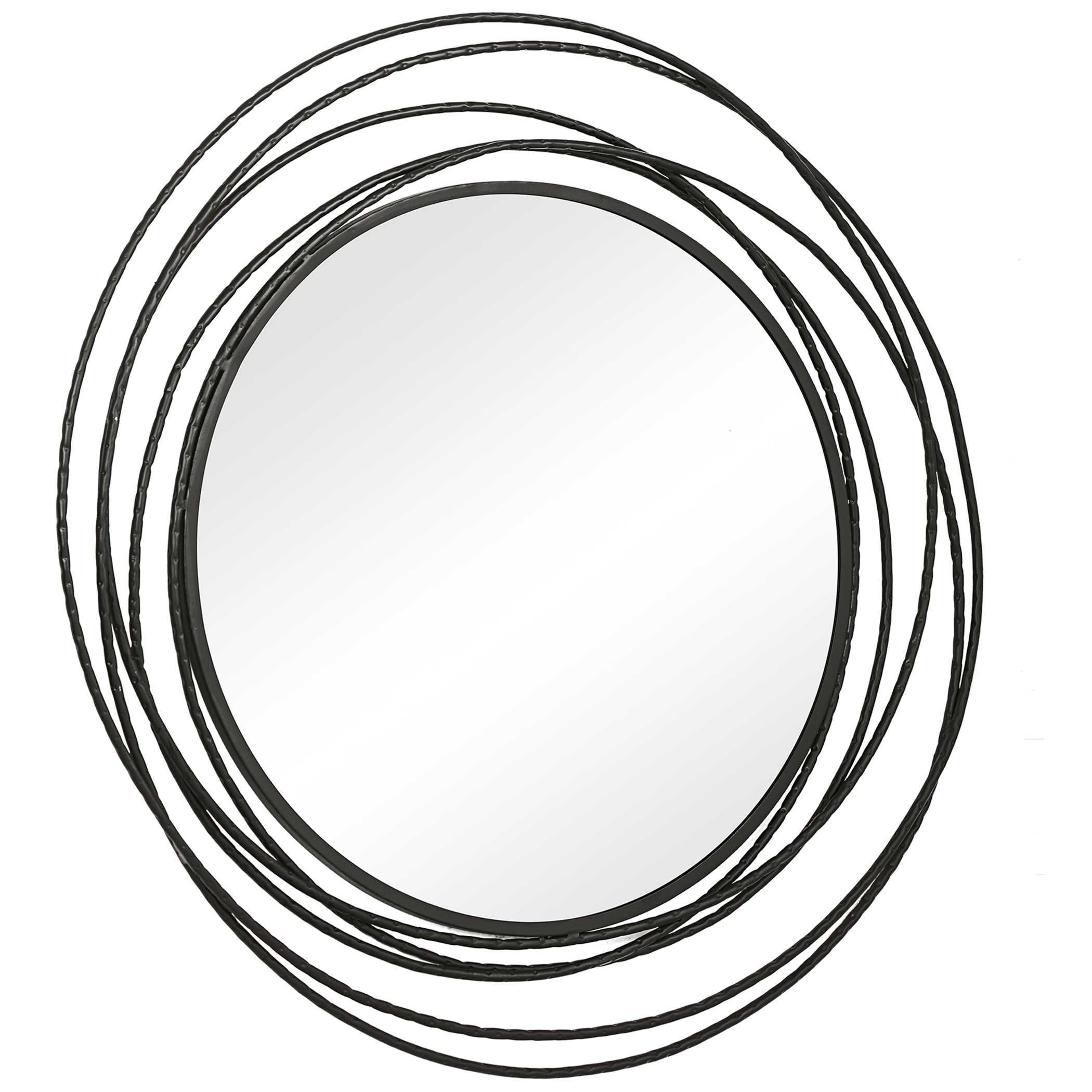 Whirlwind Round Mirror