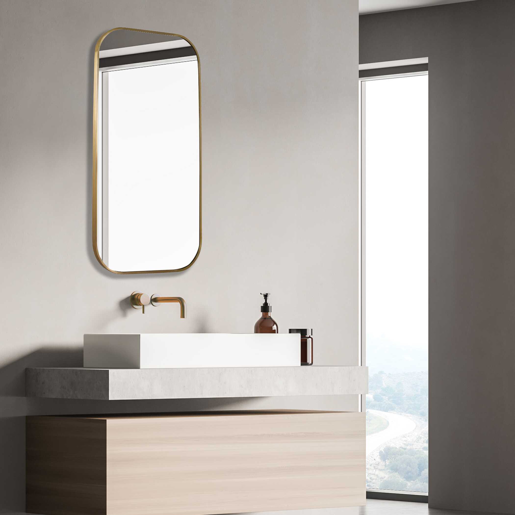 Taft Plated Mirror
