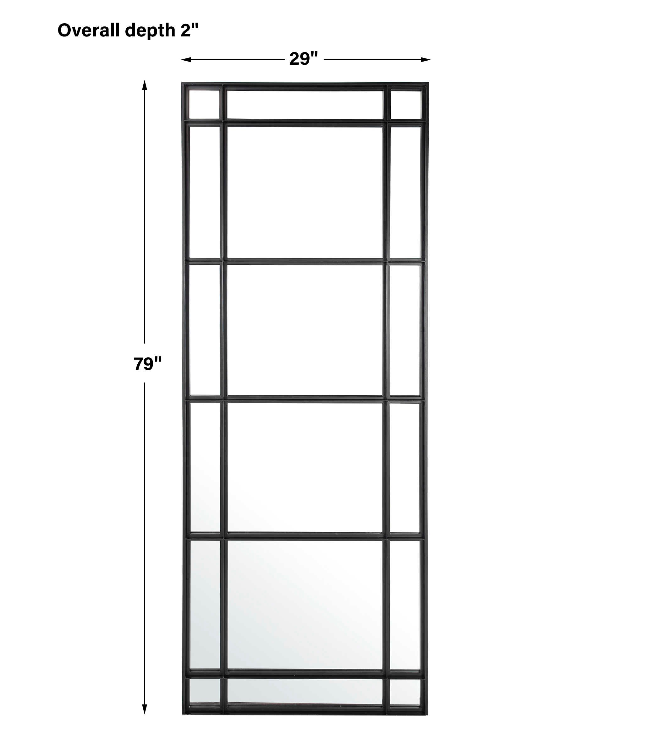 Atticus Large Rectangular Mirror