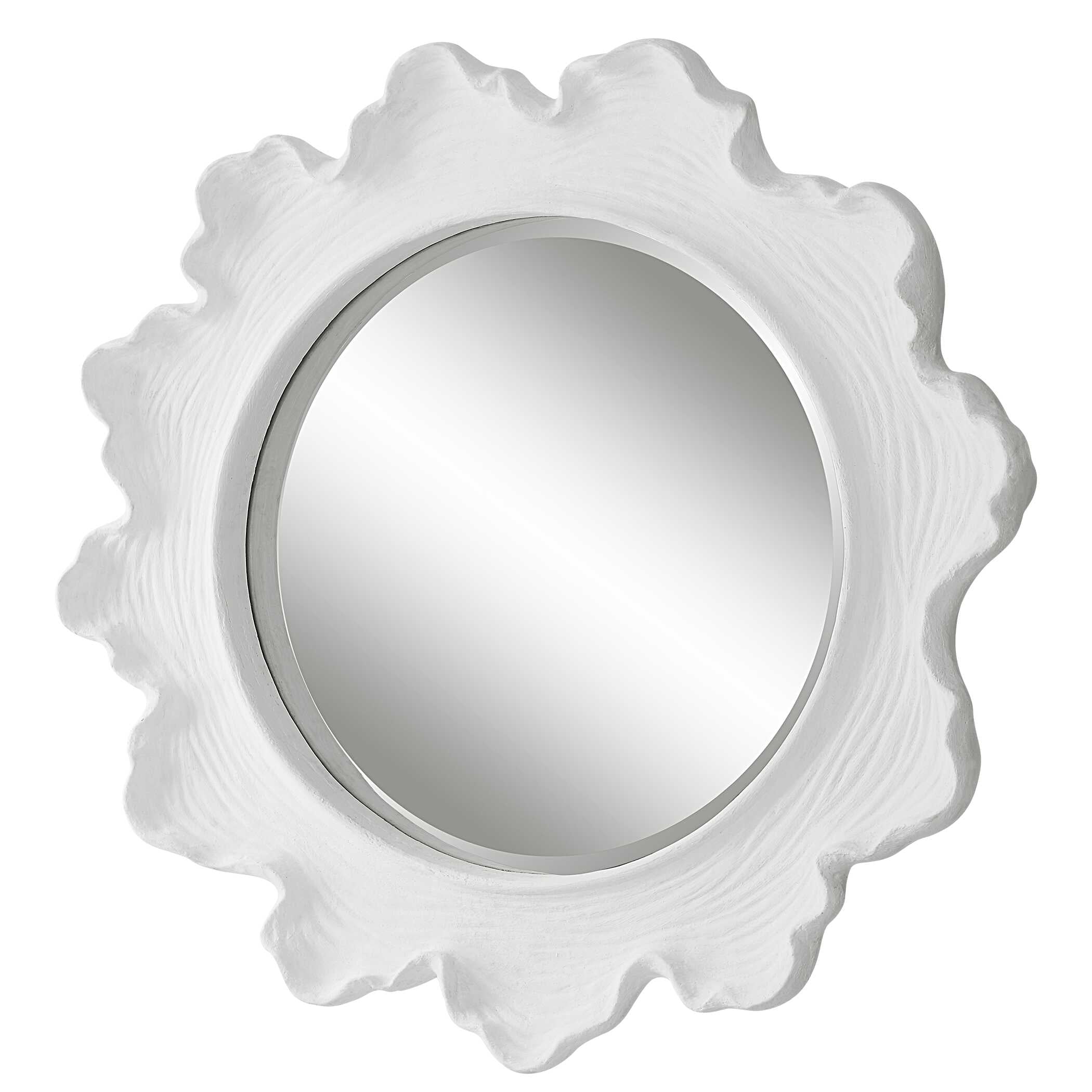 Sea Coral Round Mirror