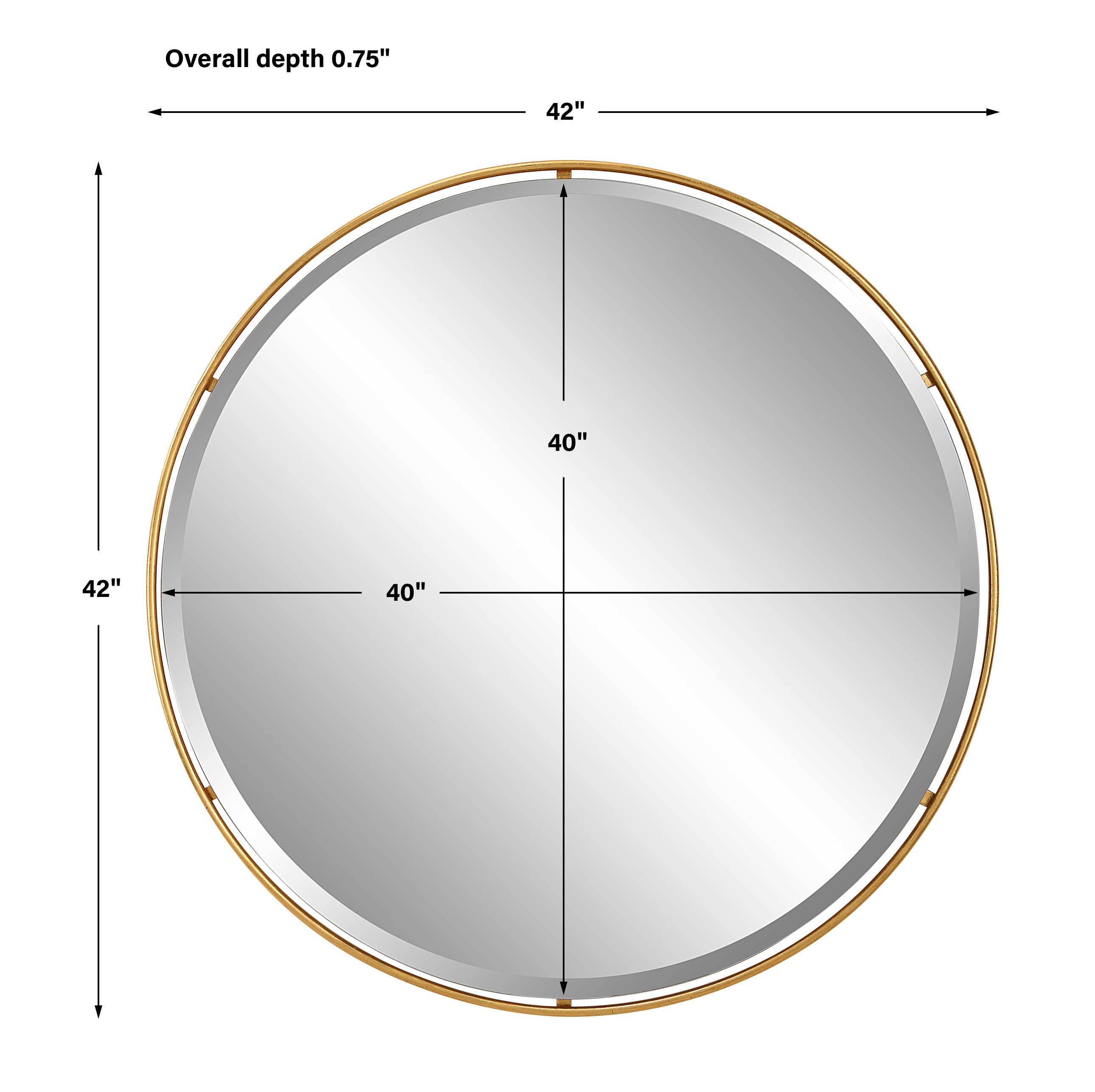 Canillo Round Mirror
