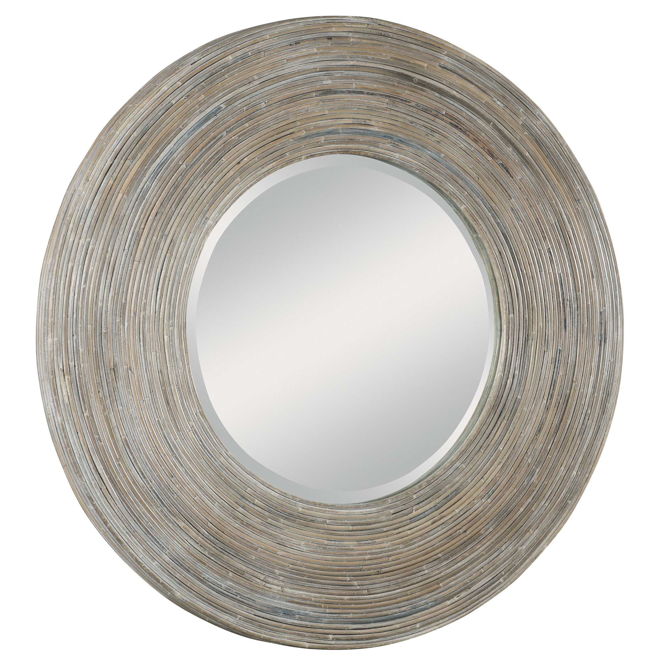 Vortex Washed Round Mirror