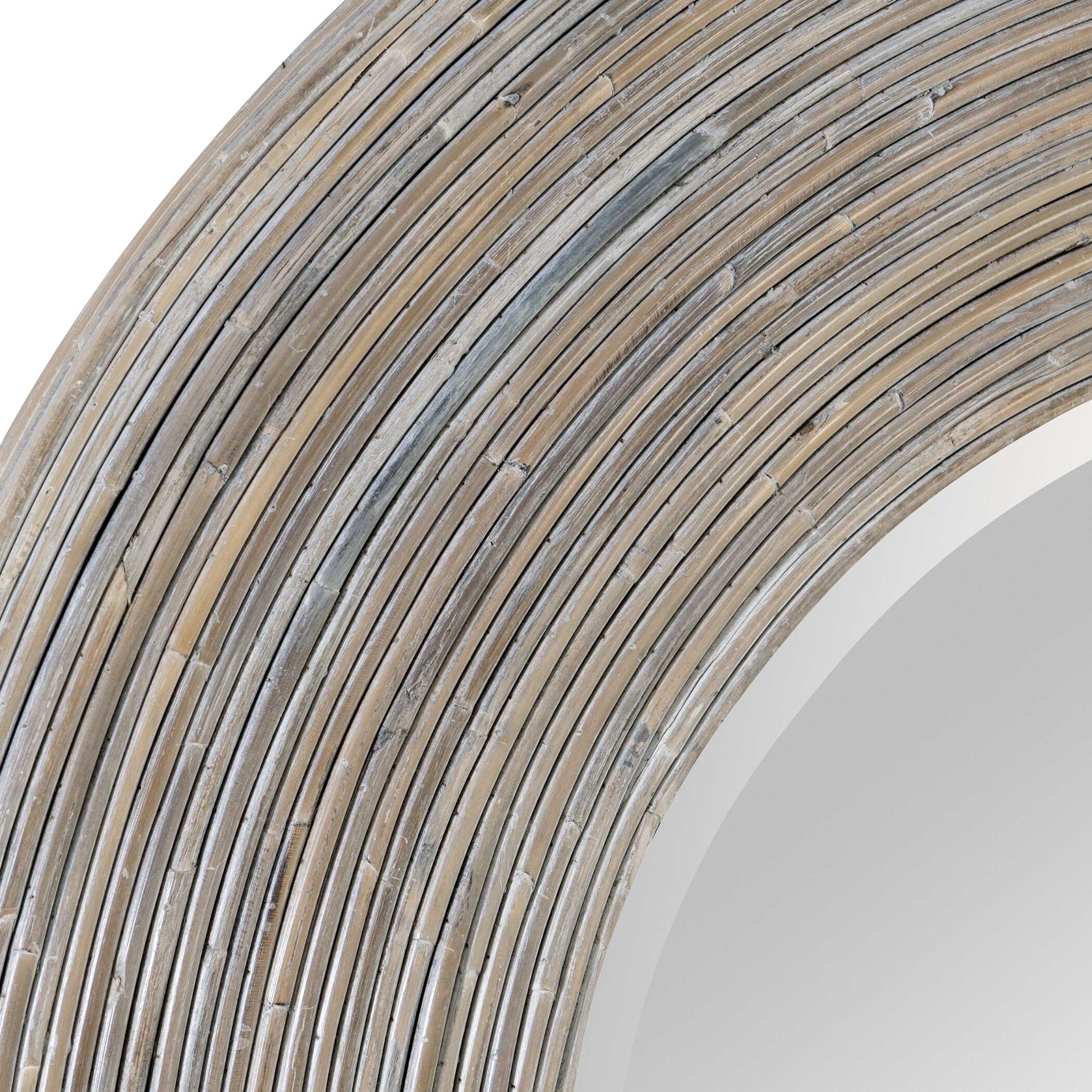 Vortex Washed Round Mirror