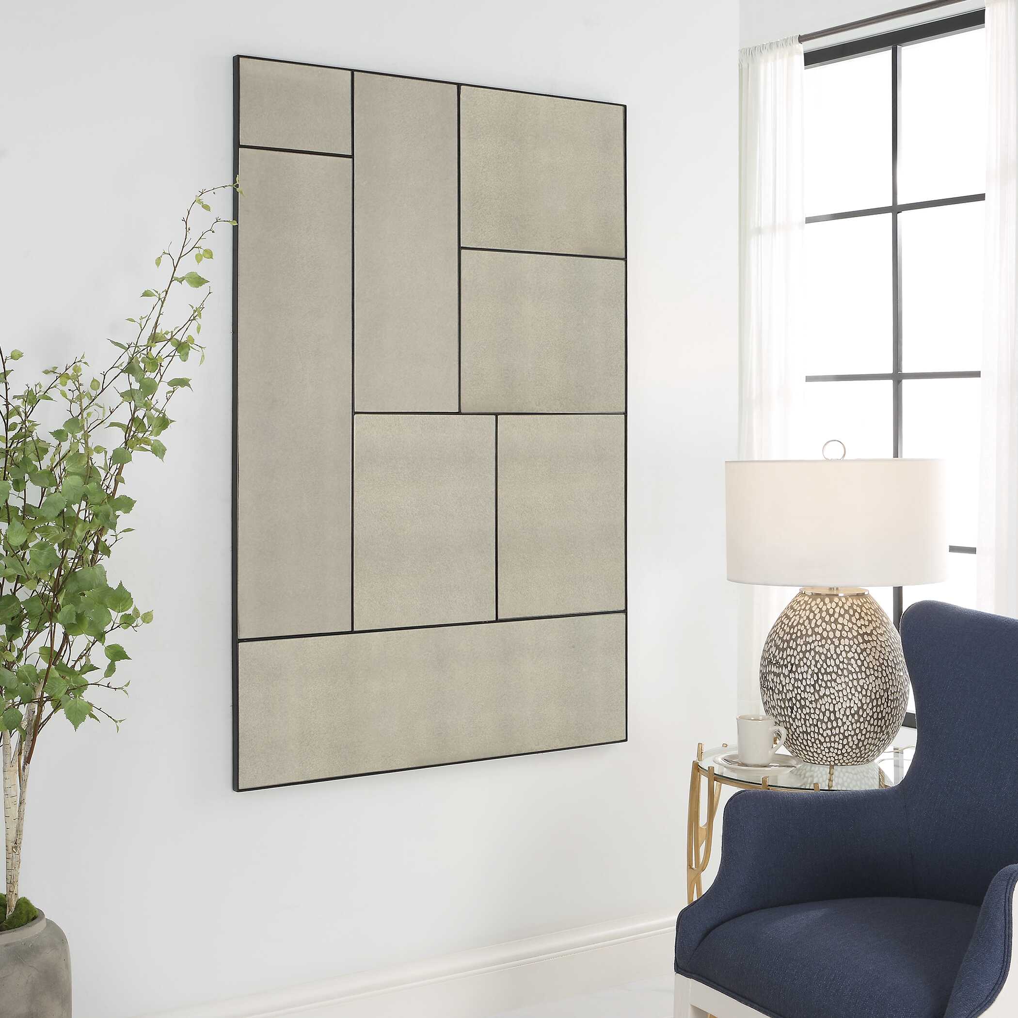 Puzzle Piece Oversized Mirror